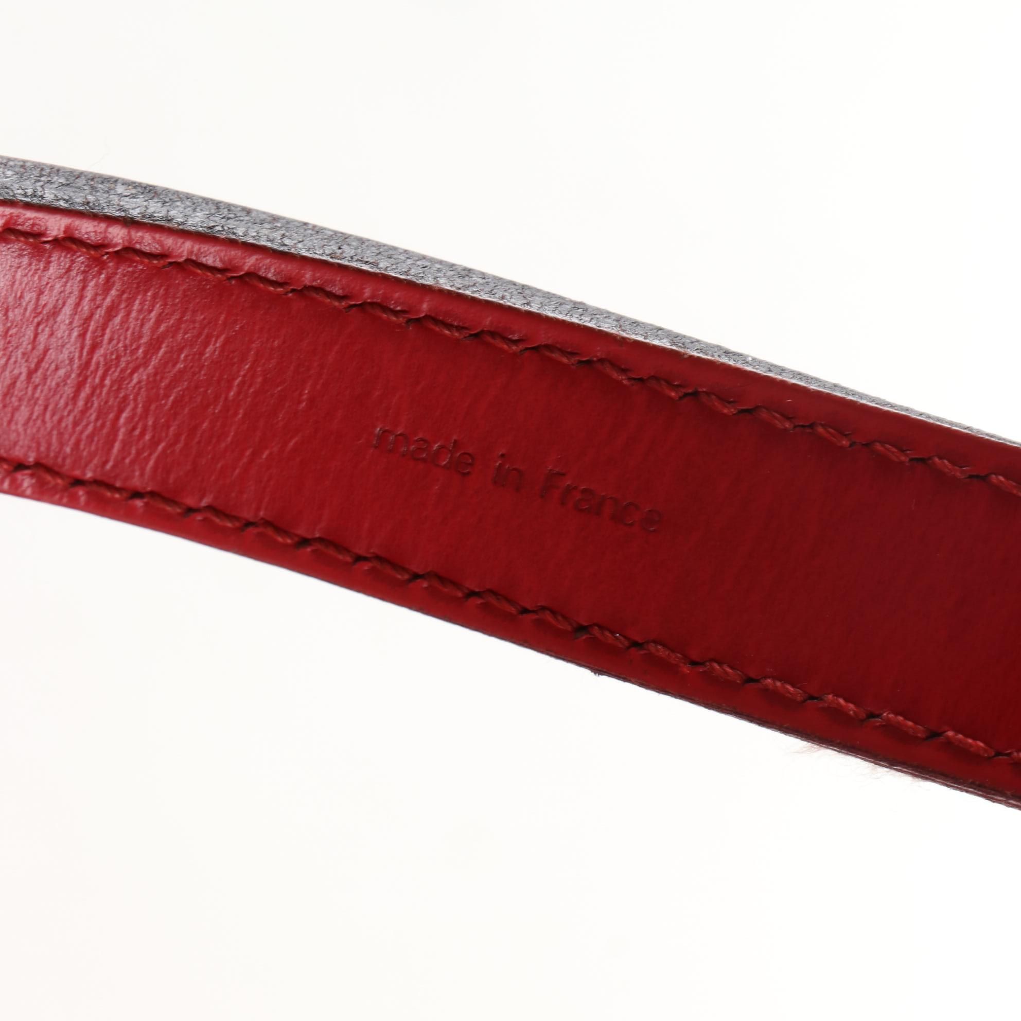 Louis Vuitton Noé Bucket Bag in Castilian Red Epi Leather