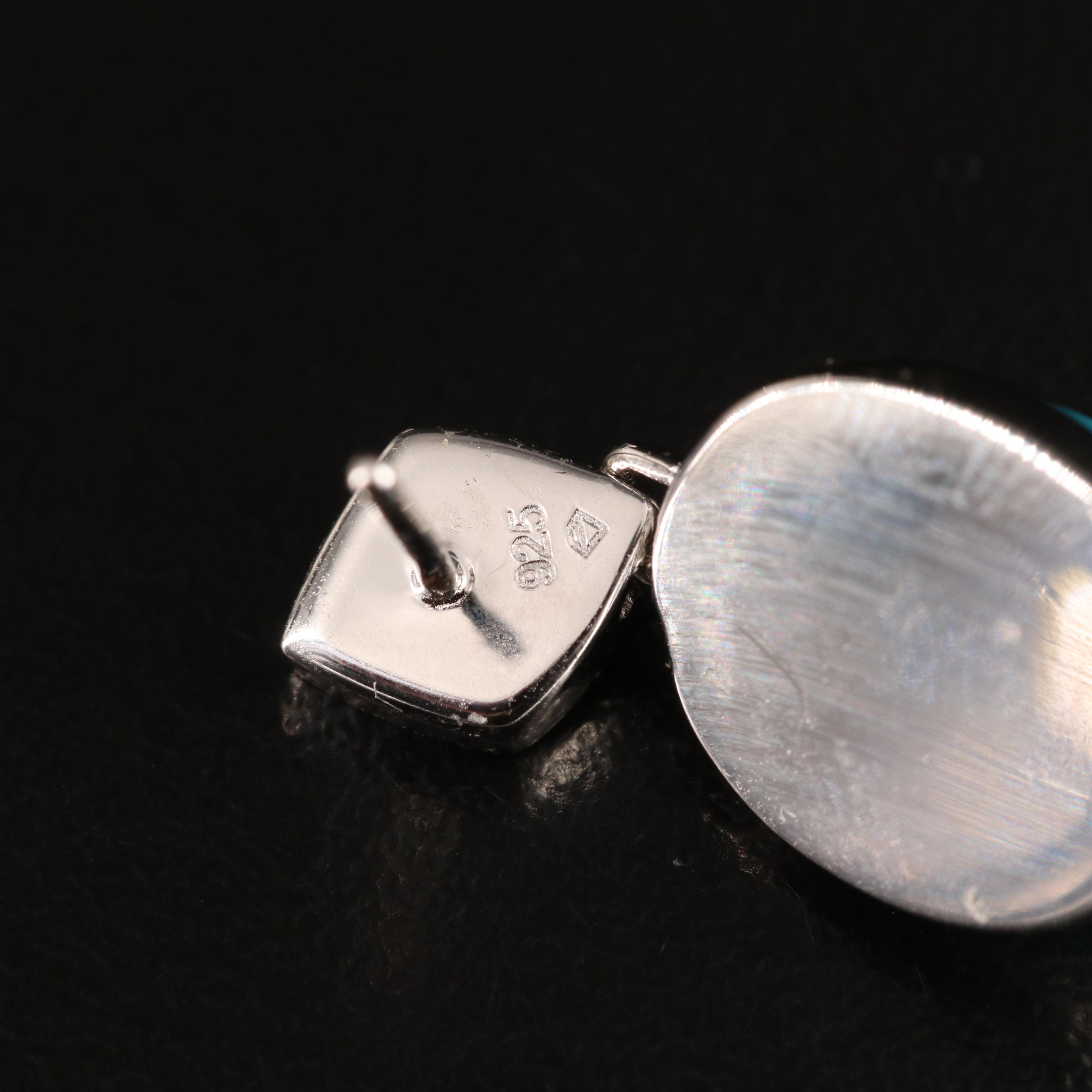 Sterling Turquoise and Topaz Earrings