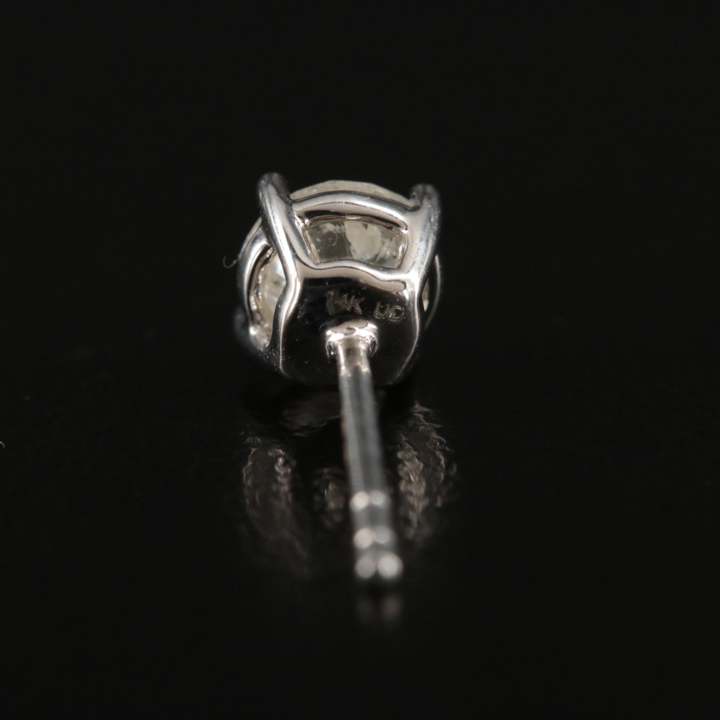 14K 0.91 CTW Diamond Stud Earrings