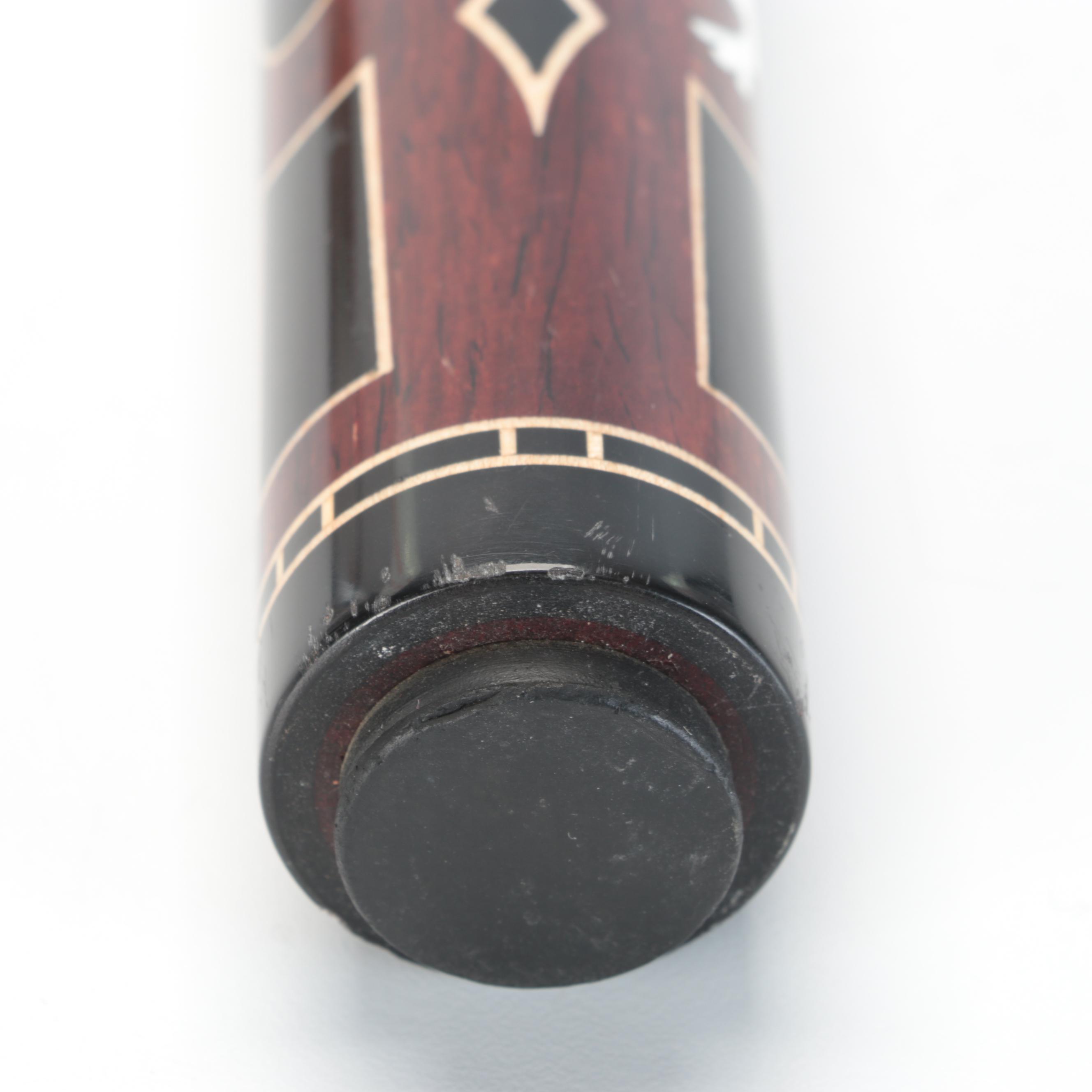 South West Cues Cocobolo With Ebony Inlay Pool Cue