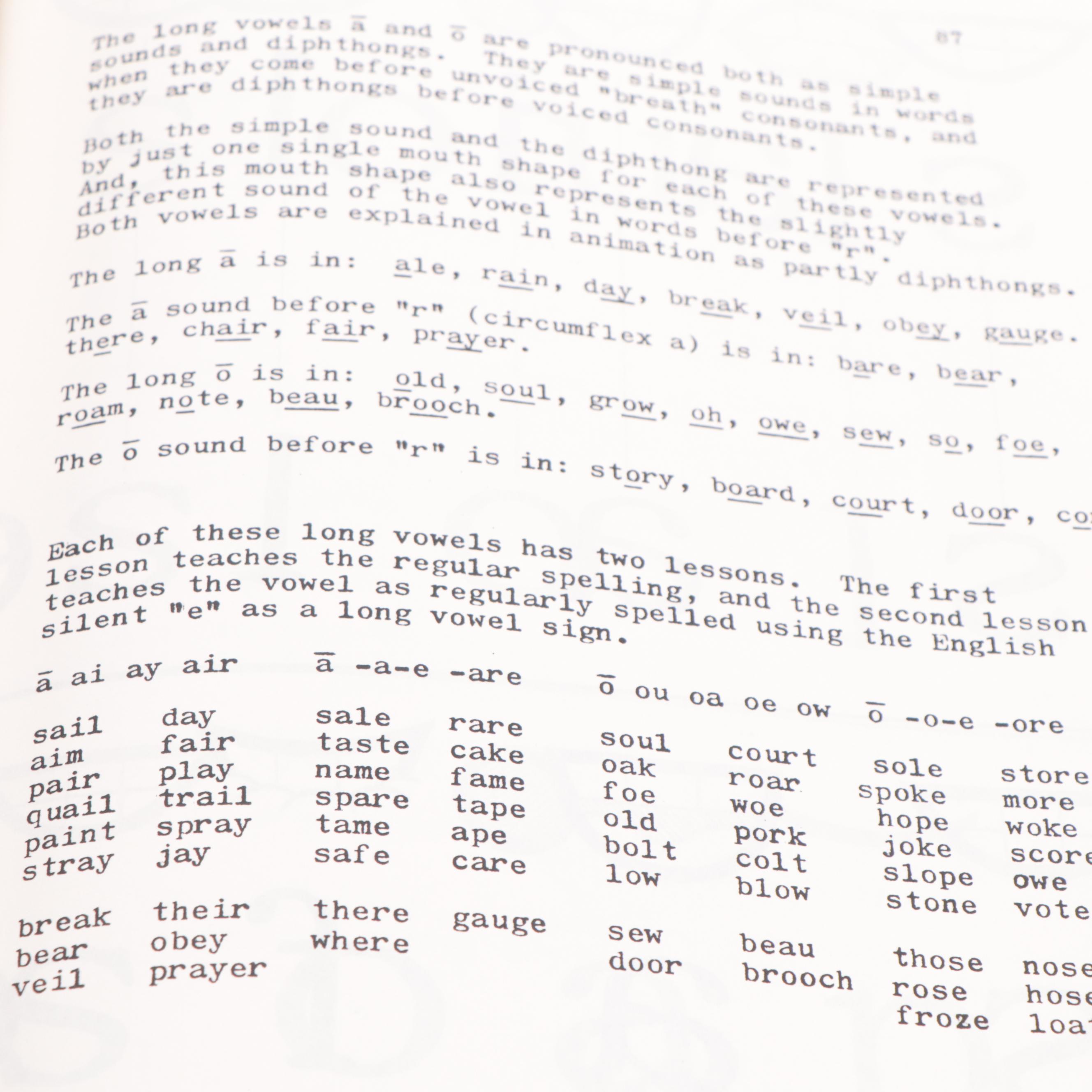 "Animated Visible Speech: The Blair Symbol System" Manuscript by Preston Blair