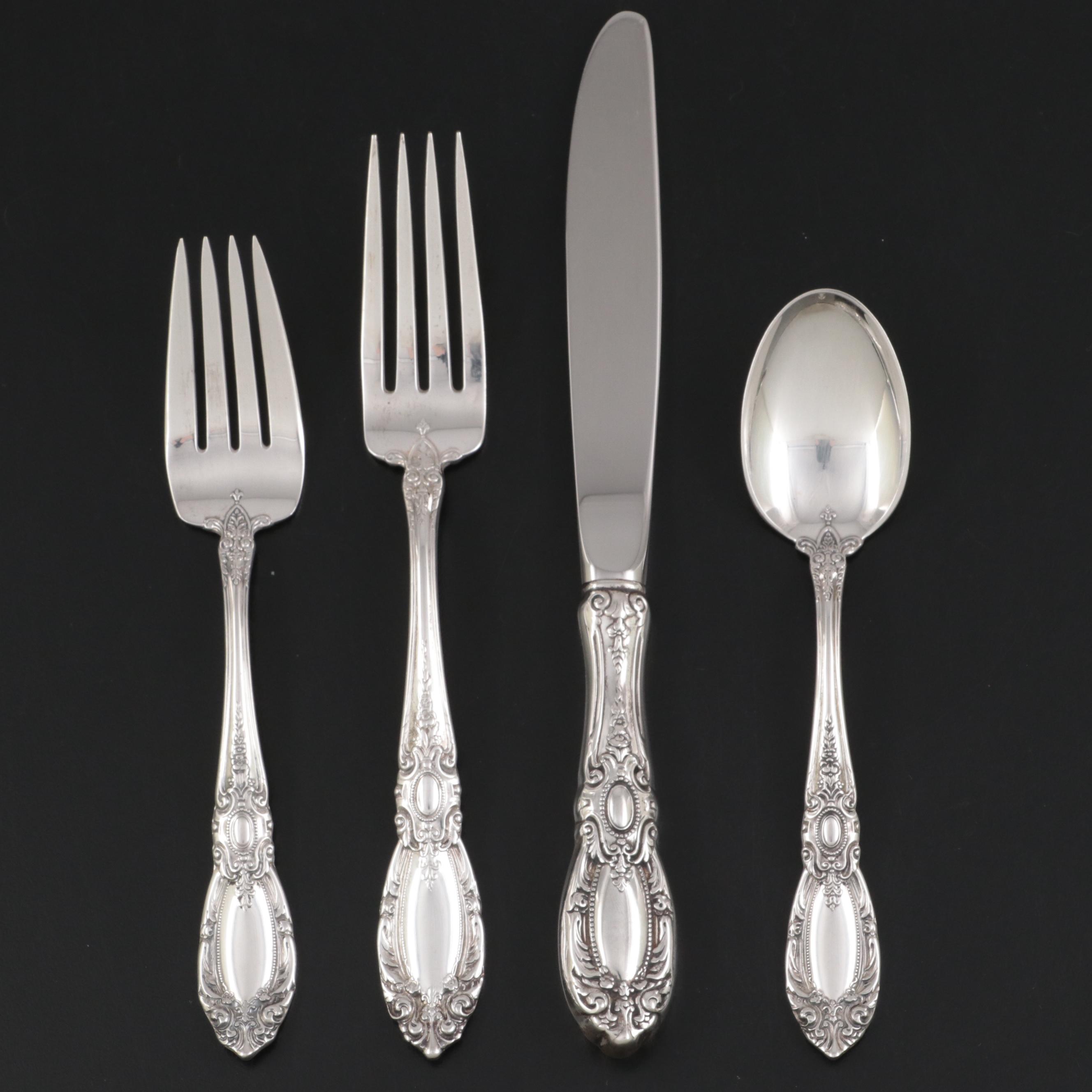 Towle "King Richard" Sterling Silver Flatware, Early 20th Century