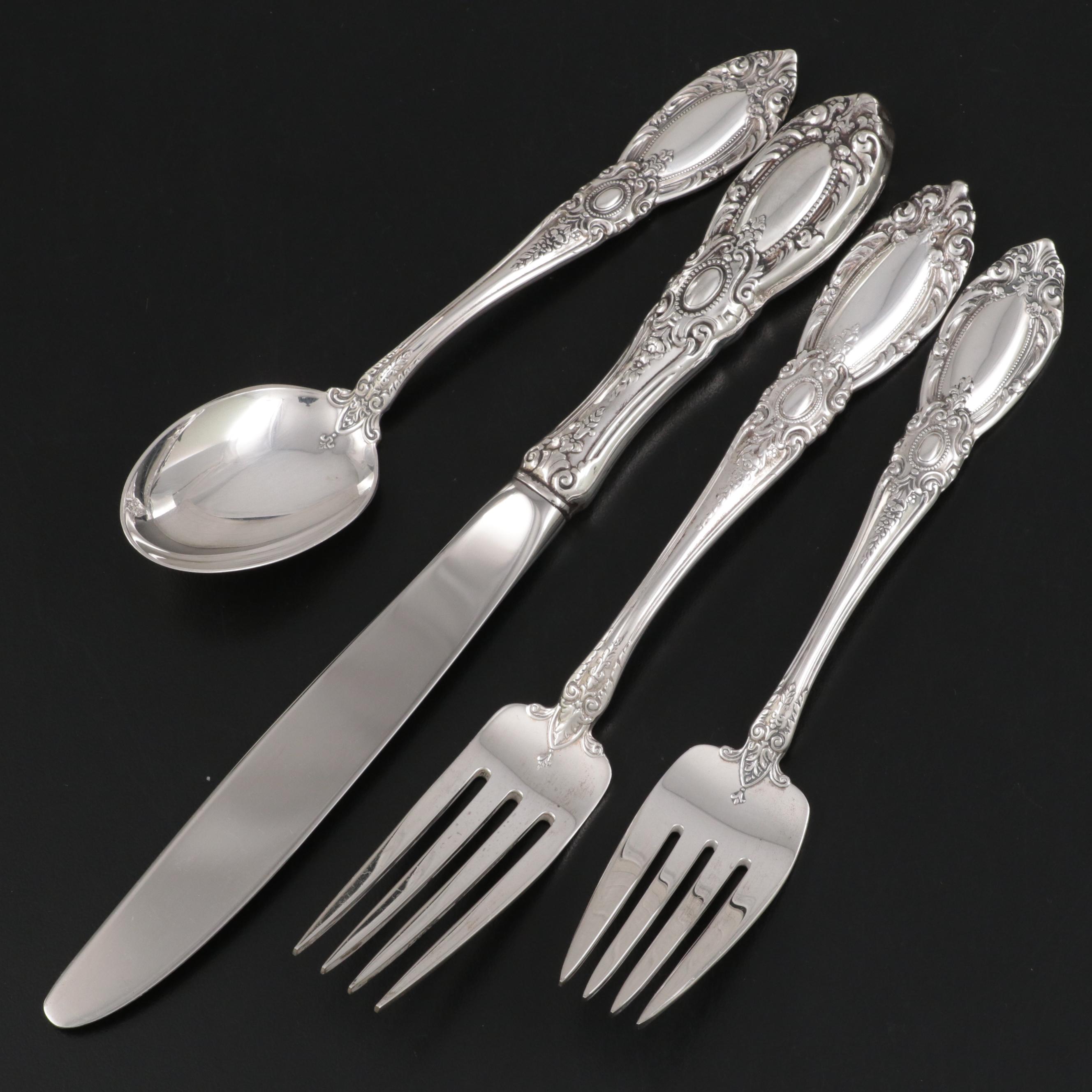 Towle "King Richard" Sterling Silver Flatware, Early 20th Century