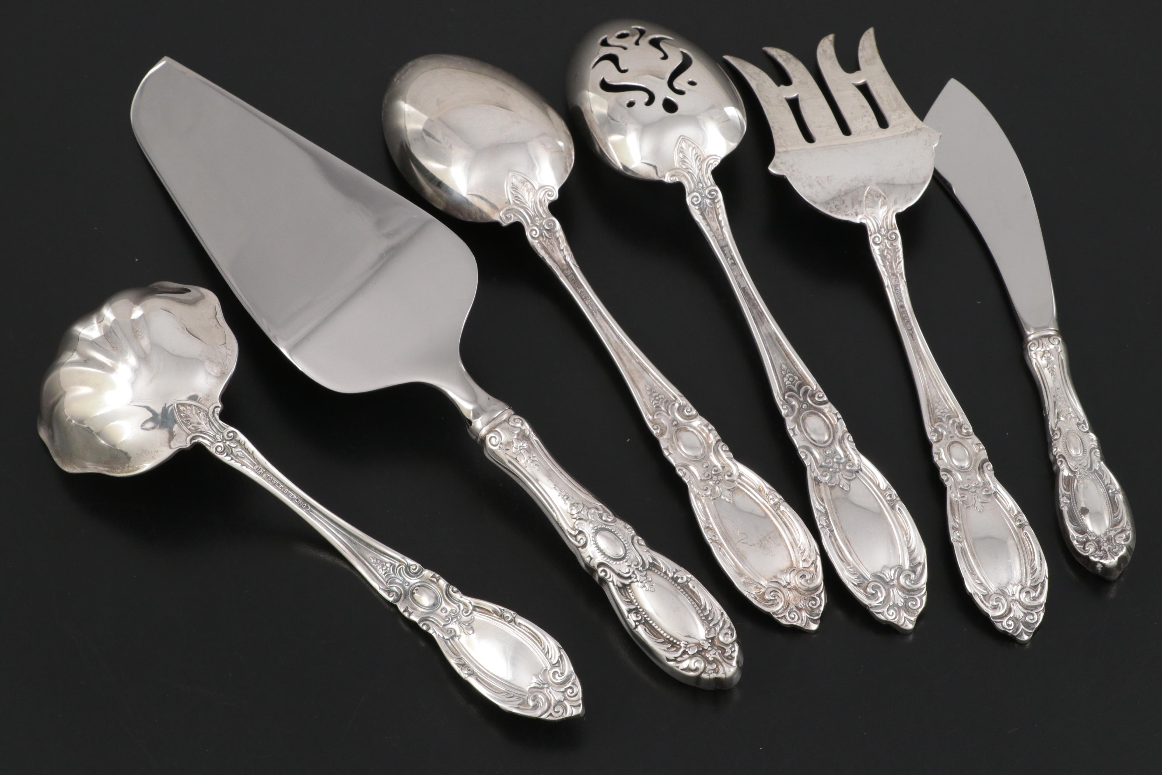 Towle "King Richard" Sterling Silver Flatware, Early 20th Century