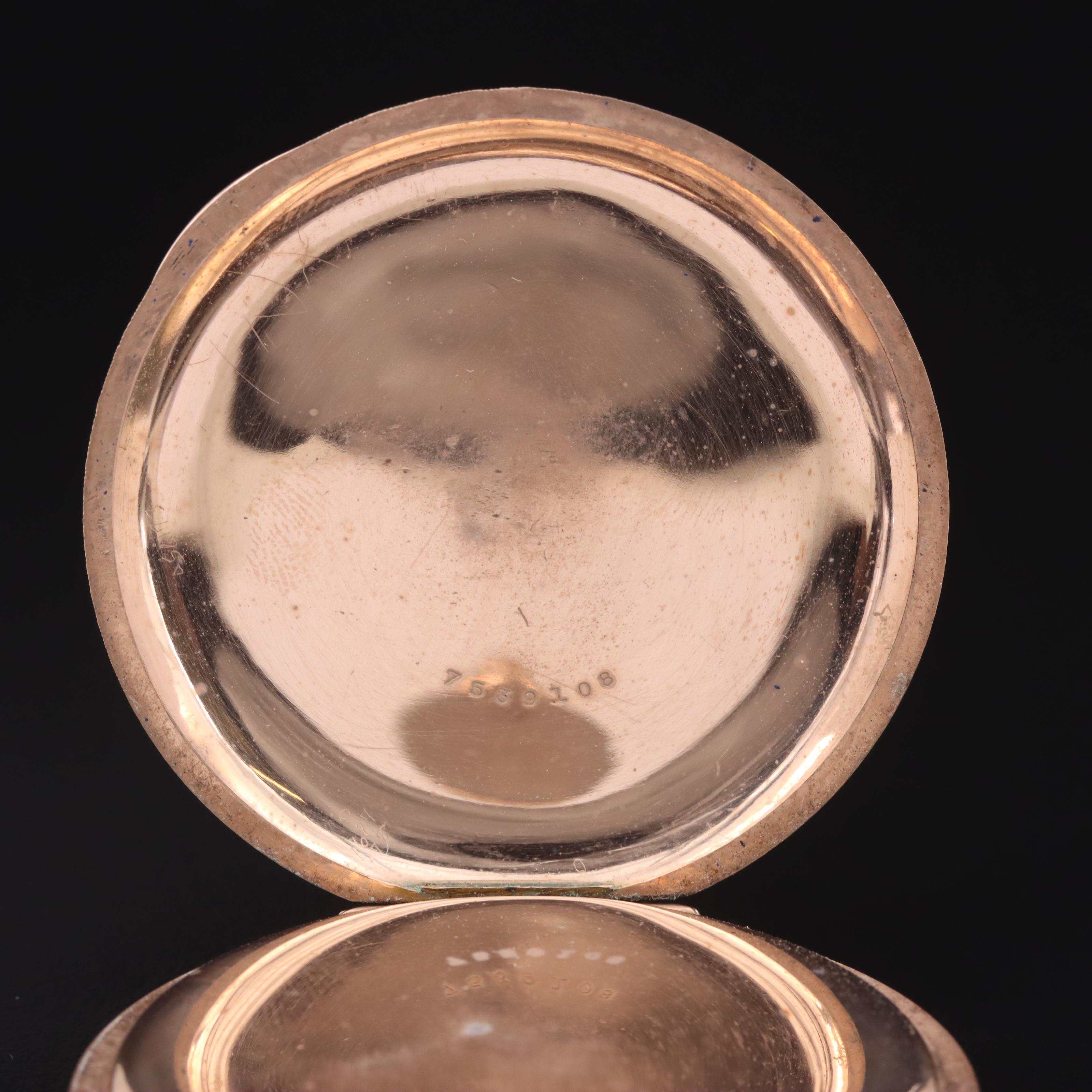 1910 Elgin Hunter Gold-Filled Pocket Watch