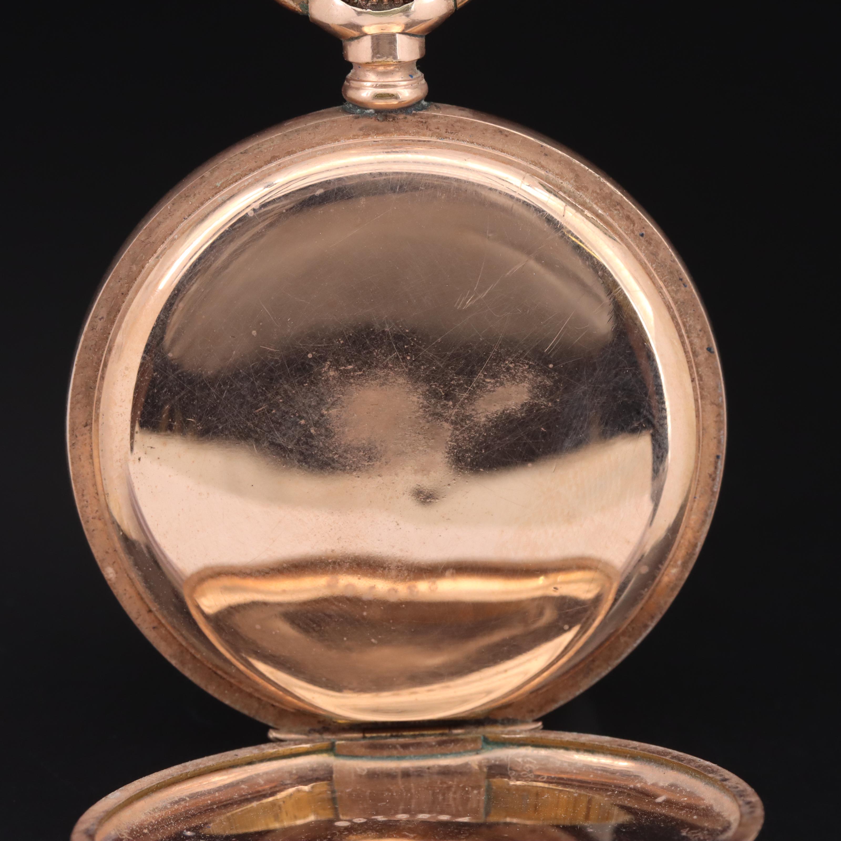 1910 Elgin Hunter Gold-Filled Pocket Watch