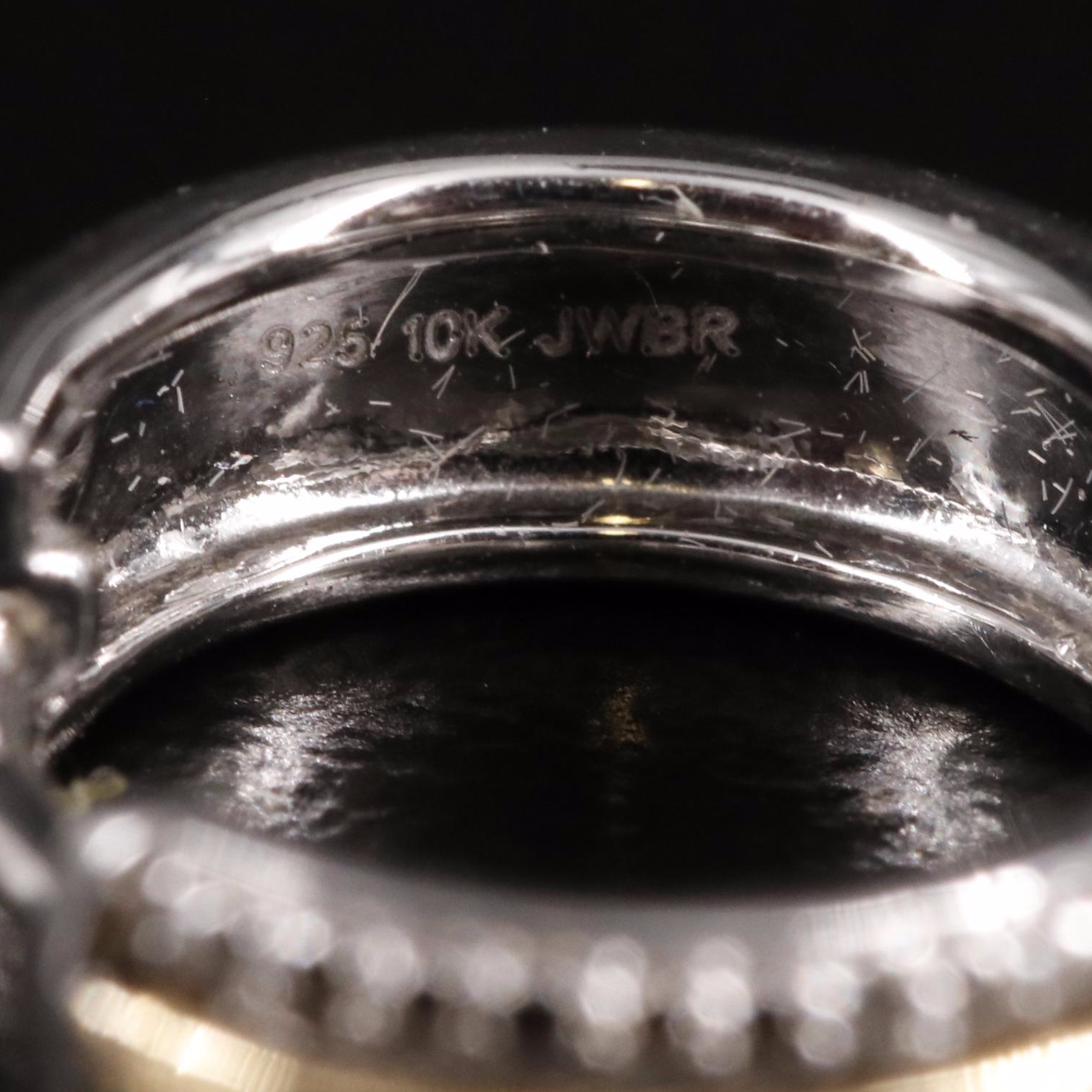 Sterling Diamond Huggie, Drop and Stud Earrings