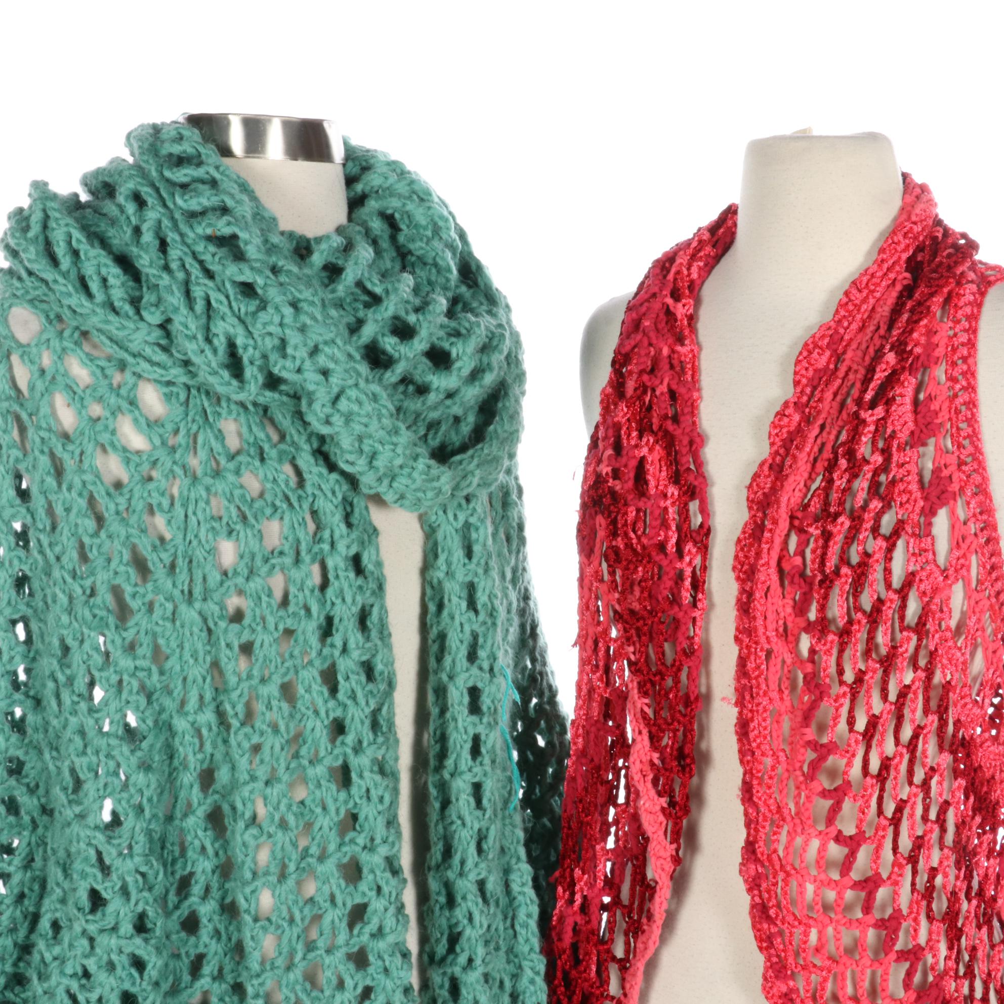 Crochet Open Front Jacket and Vest