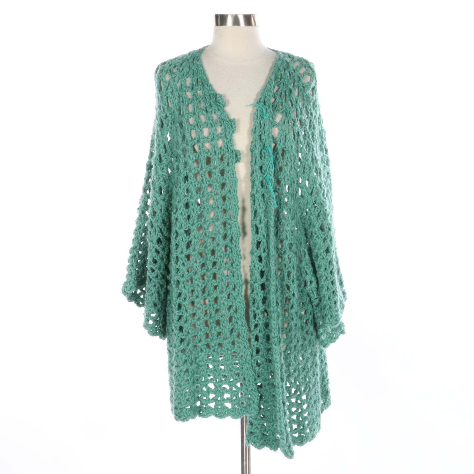 Crochet Open Front Jacket and Vest