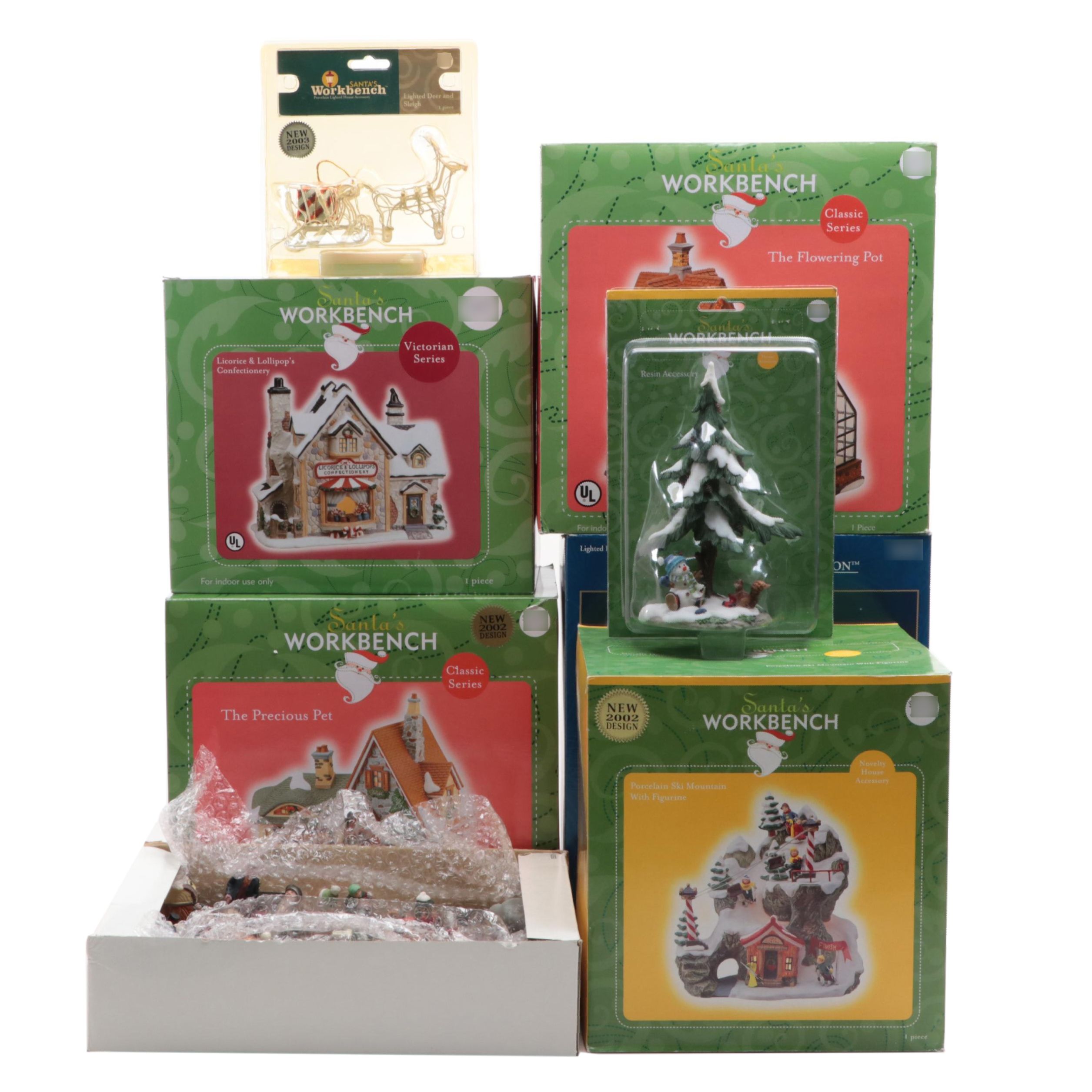 Santa's Workbench Classic and Victorian Series with Accessories