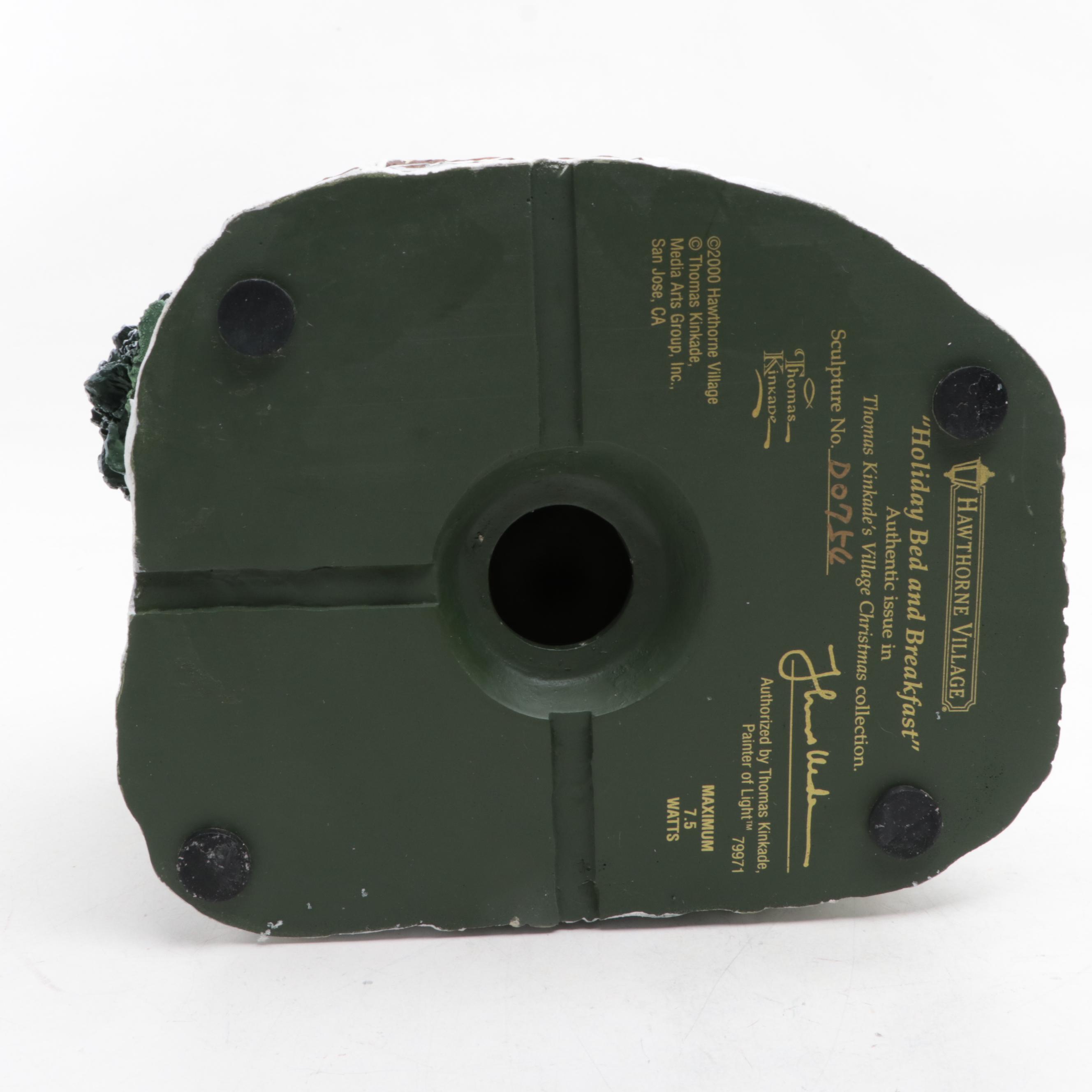 Thomas Kinkade's Village Christmas Collection Illuminated Houses