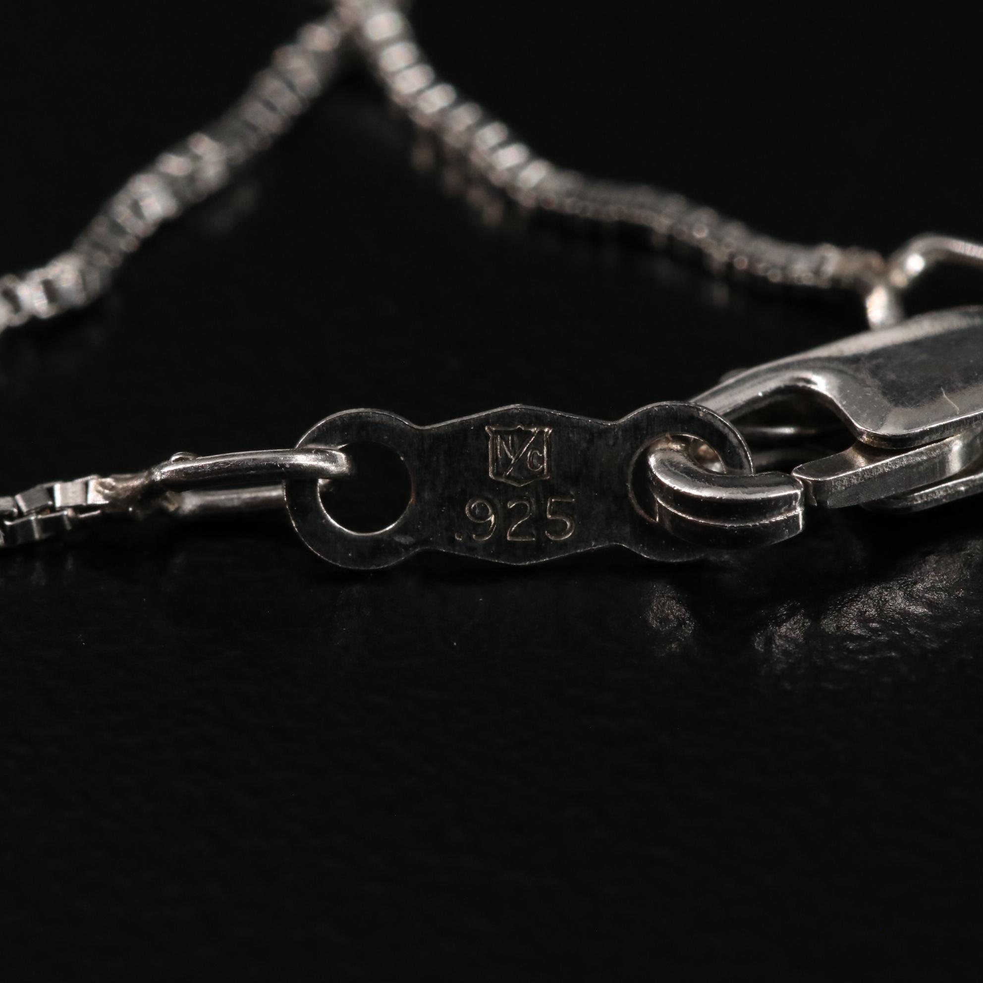 Sterling Heart Pendant Necklace