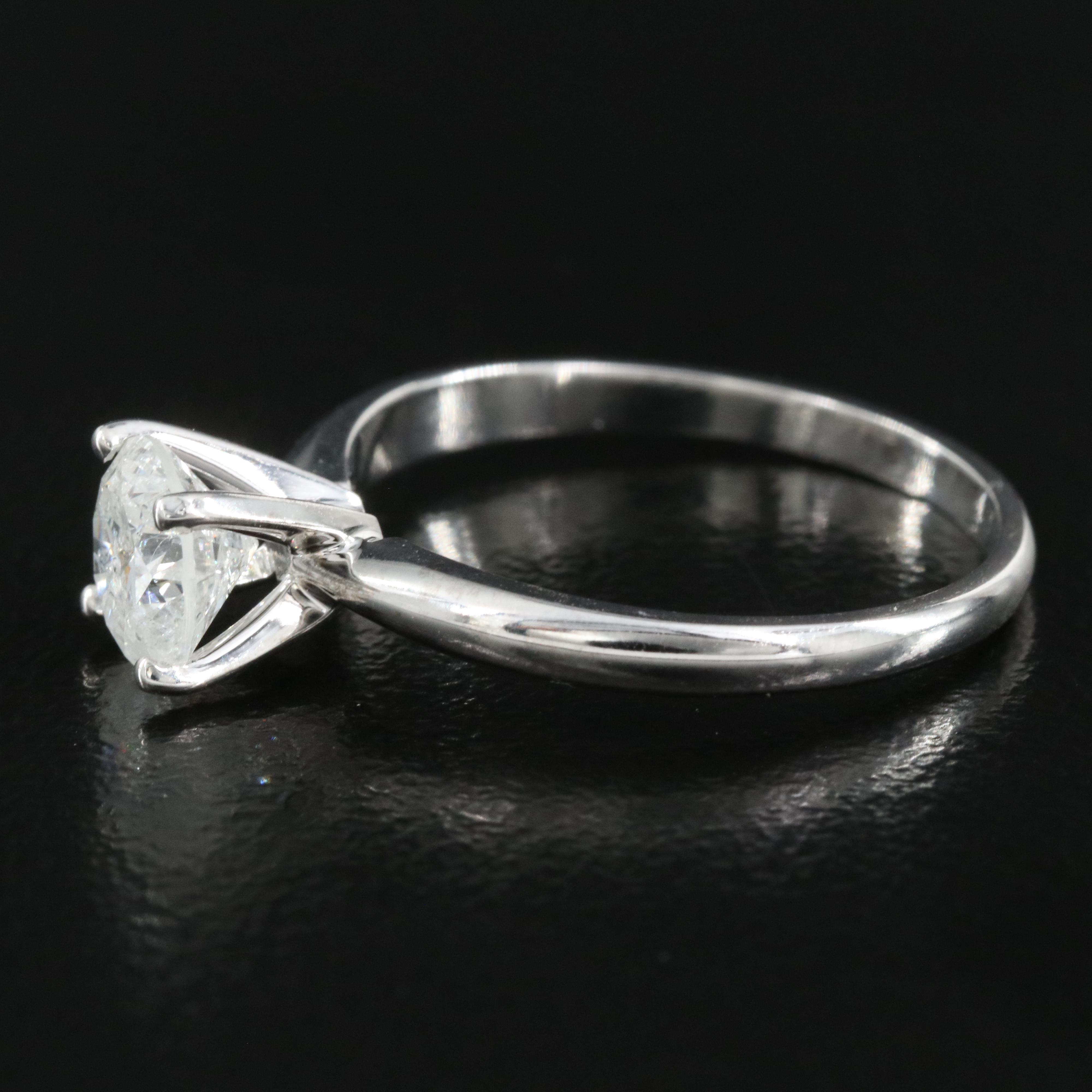 14K 0.84 CT Diamond Solitaire Ring