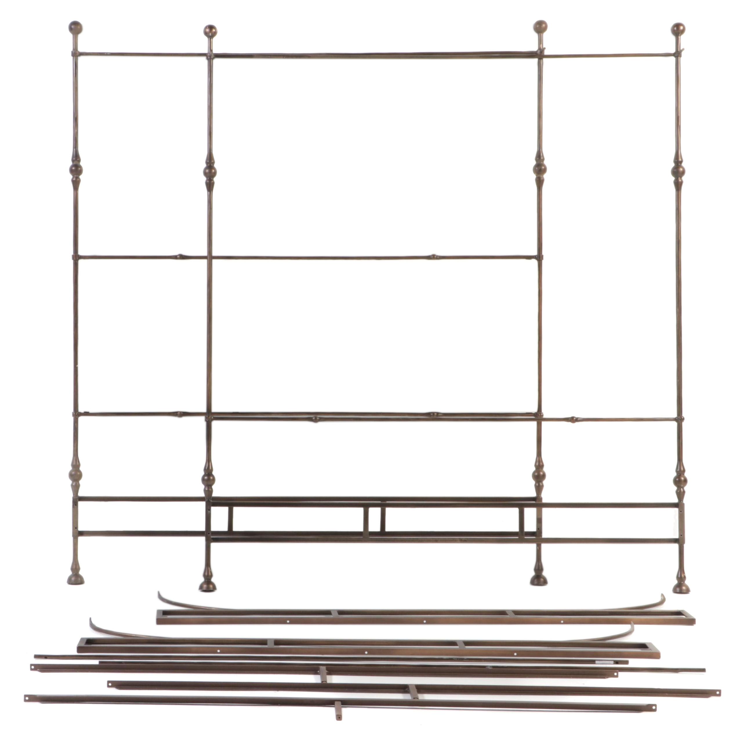 Mr. & Mrs. Howard for Sherrill Furniture "Tuscan" Bronzed Iron King Size Bed