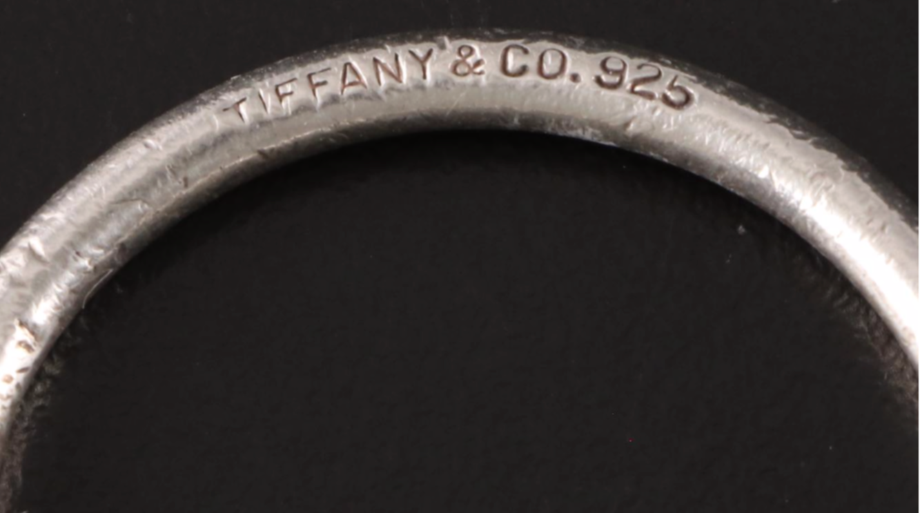 Tiffany & Co. Sterling Silver Golf Club and Ball Key Ring