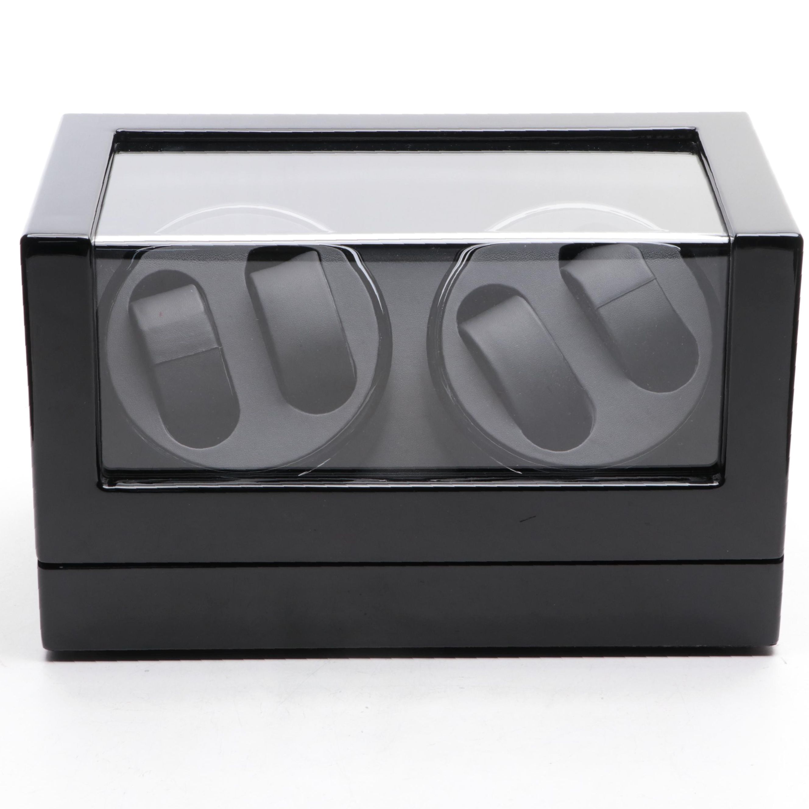 Quad Watch Winder with High Gloss Black Finish