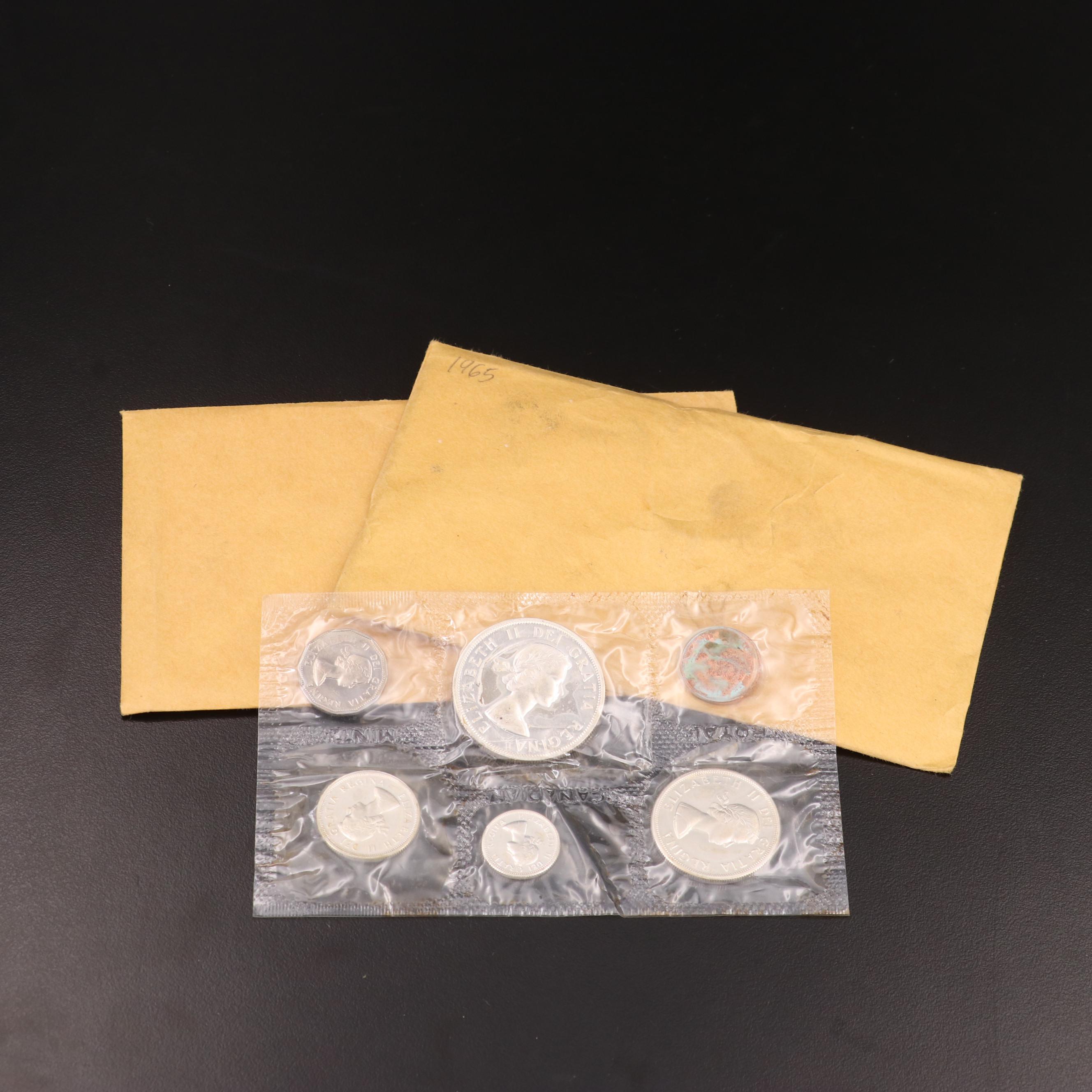 Collection of Seven Canada and South Africa Silver Proof and Proof-Like Sets