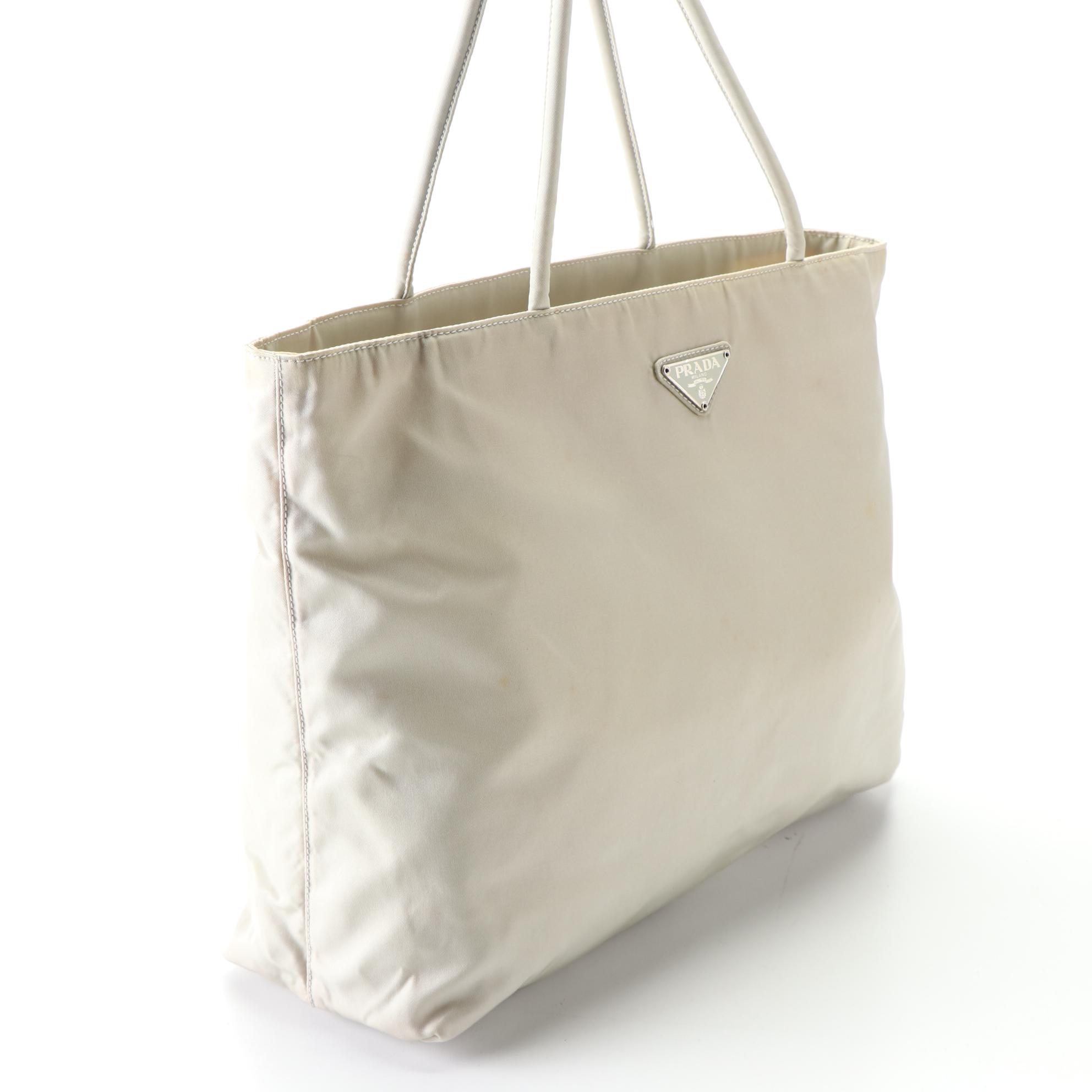 Prada Medium Tote Bag in Cristallo Tessuto Nylon