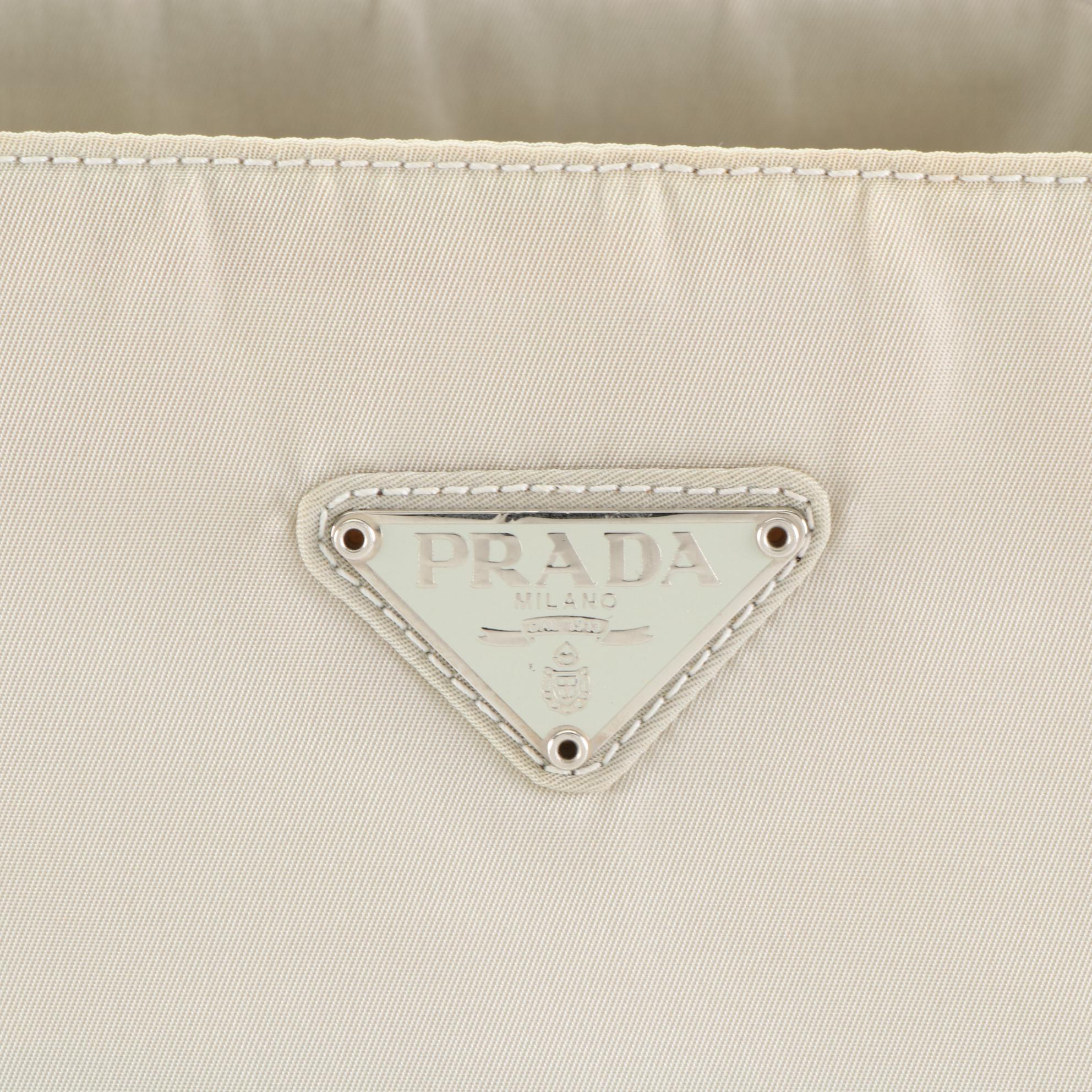 Prada Medium Tote Bag in Cristallo Tessuto Nylon