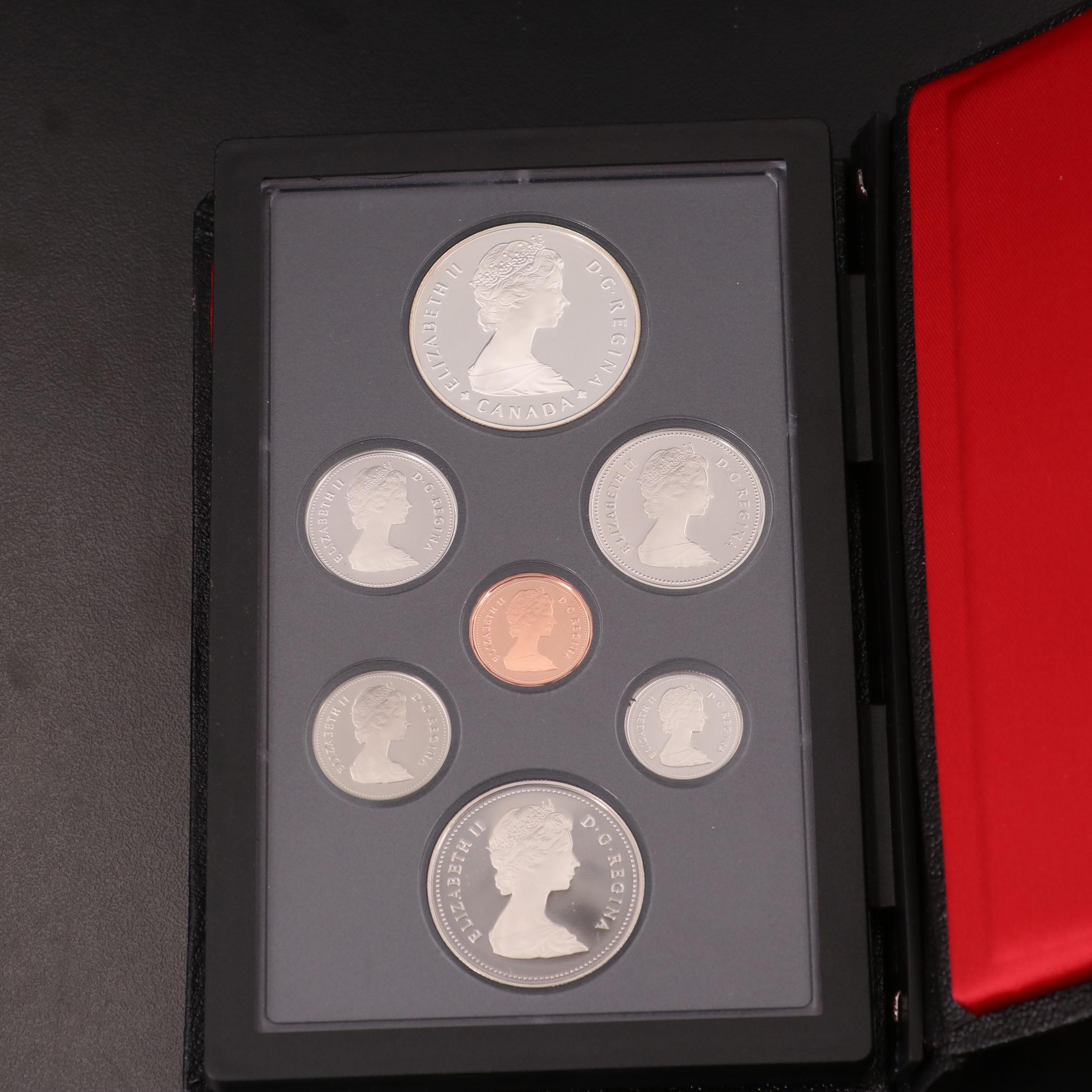 Collection of Seven Canada and South Africa Silver Proof and Proof-Like Sets