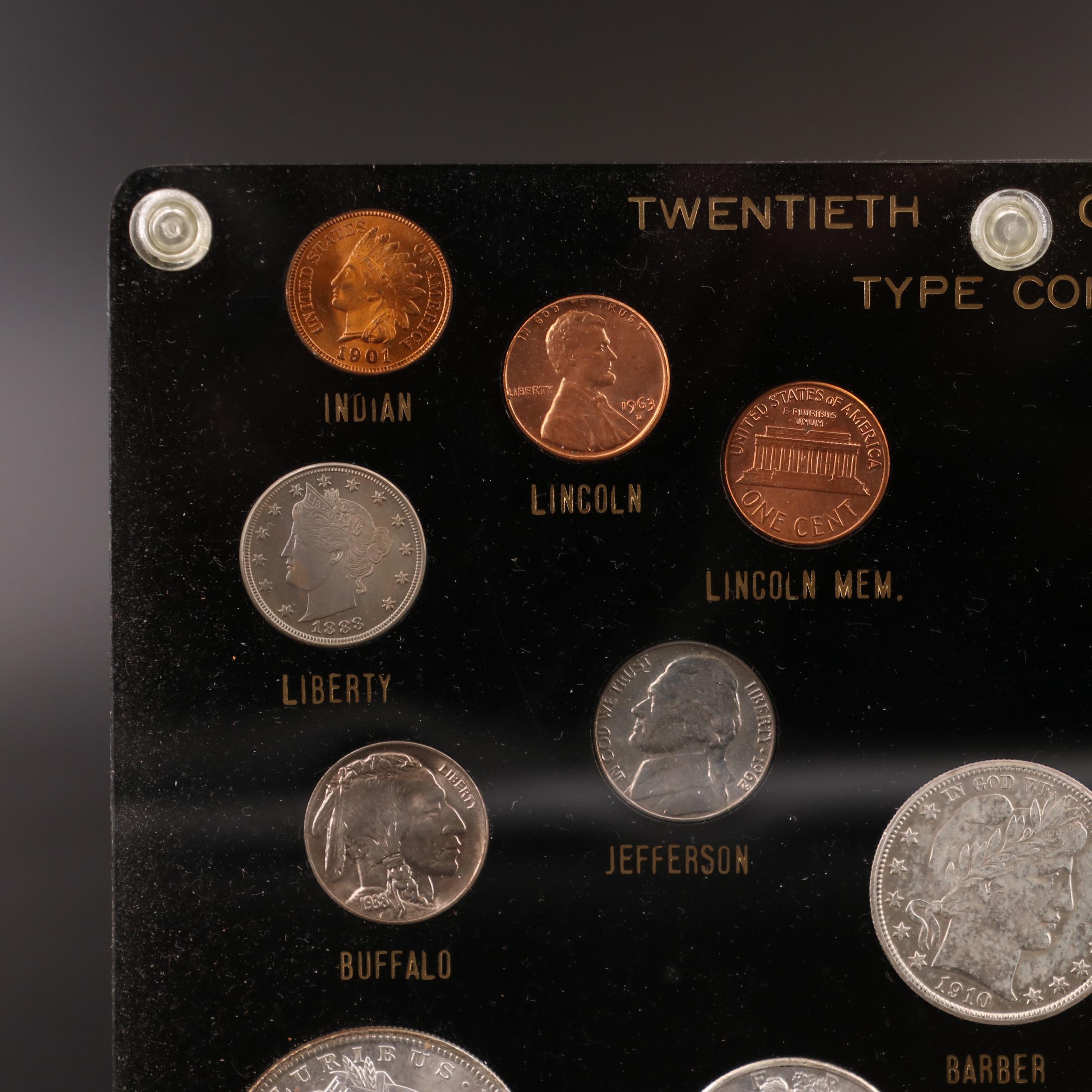 20th Century Type Coins Set