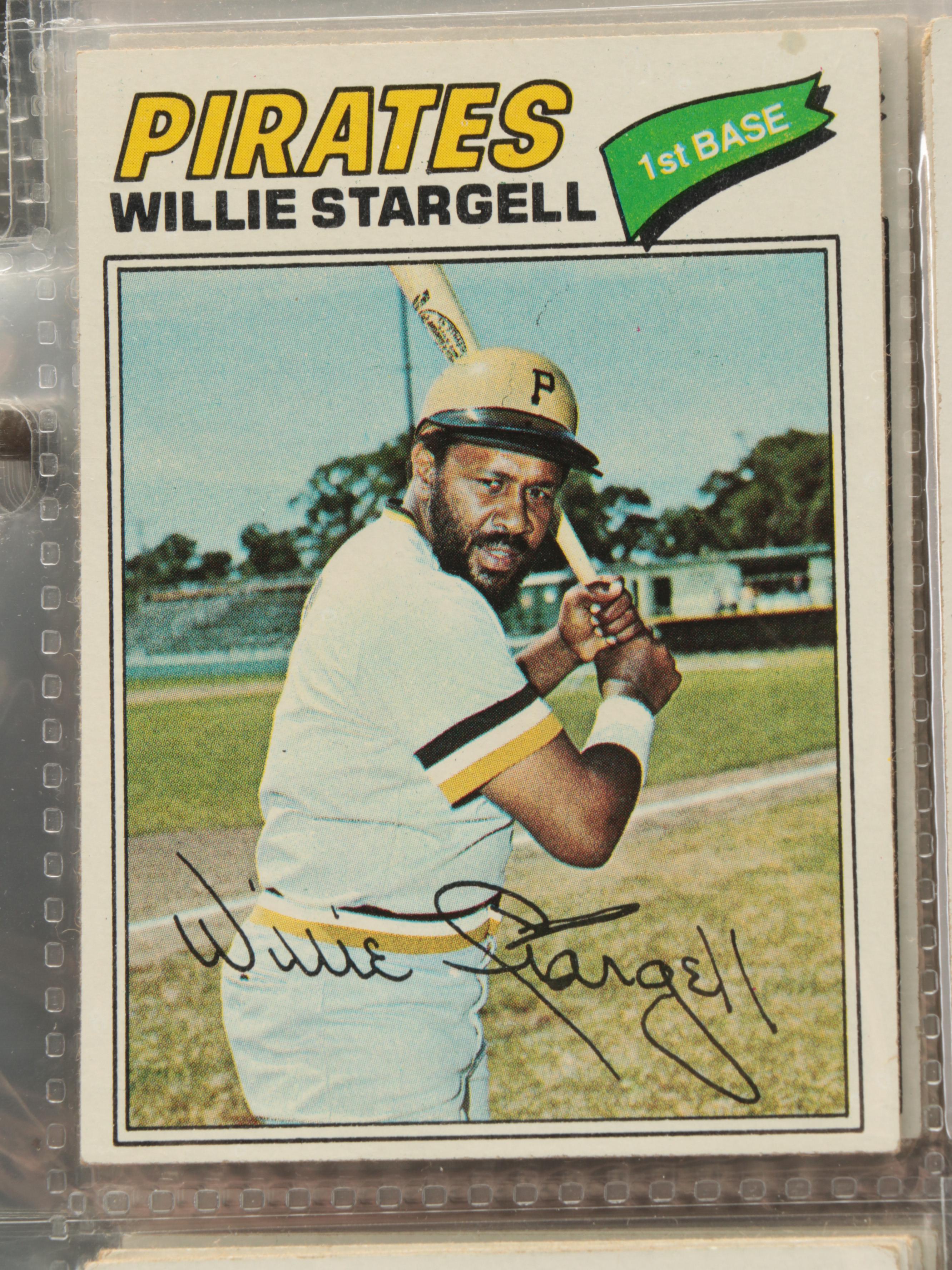 1977 Topps Baseball Cards with Johnny Bench, Jim Palmer and More