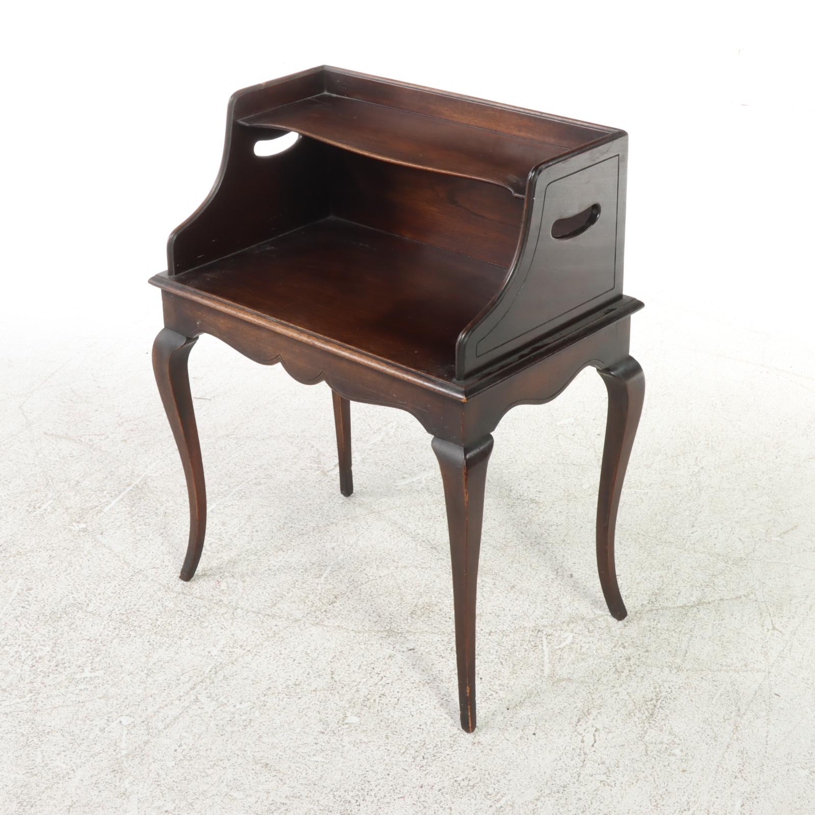 The Robert Mitchell Furniture Co. French Provincial Style Mahogany Side Table