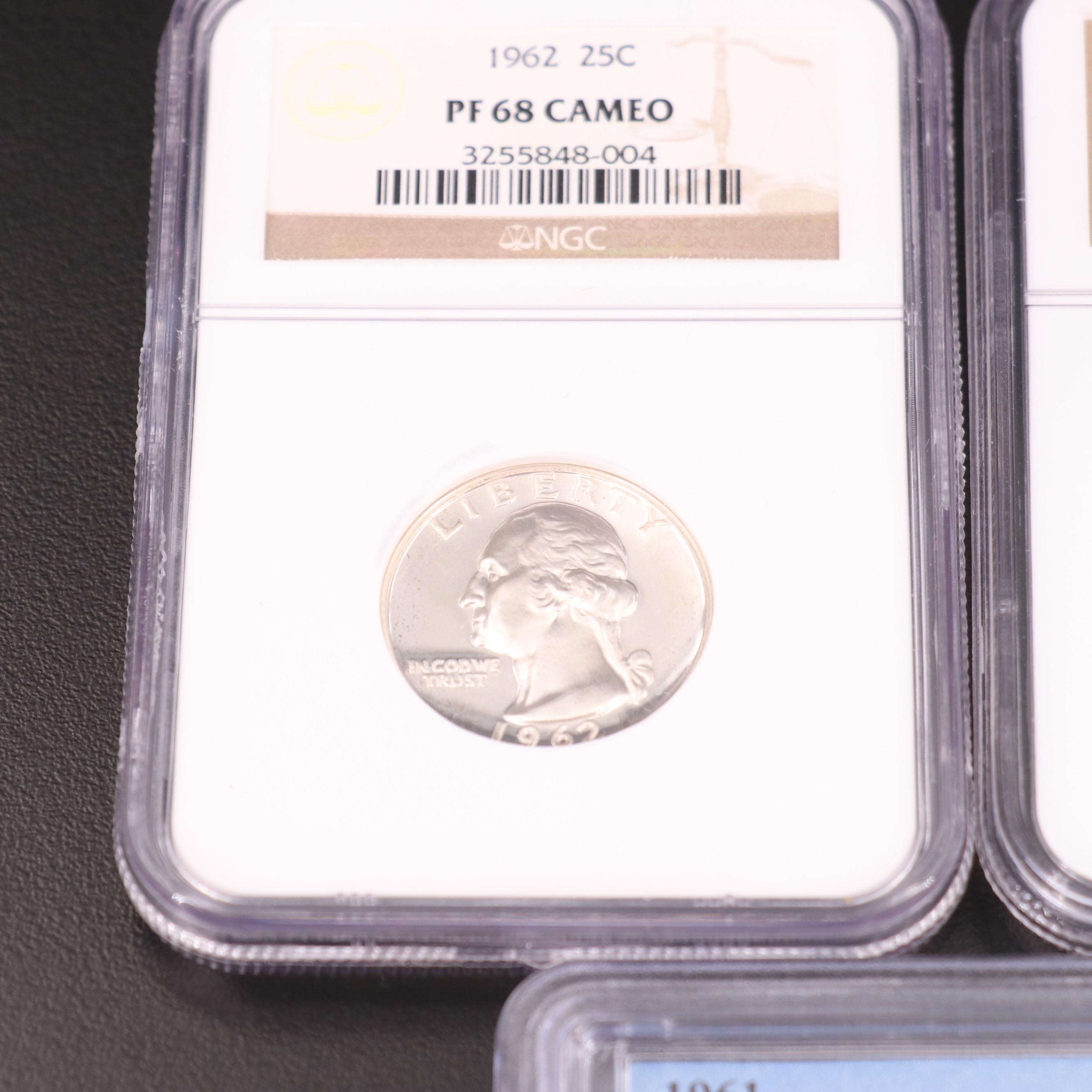 Three Proof Silver Washington , 1961–1963