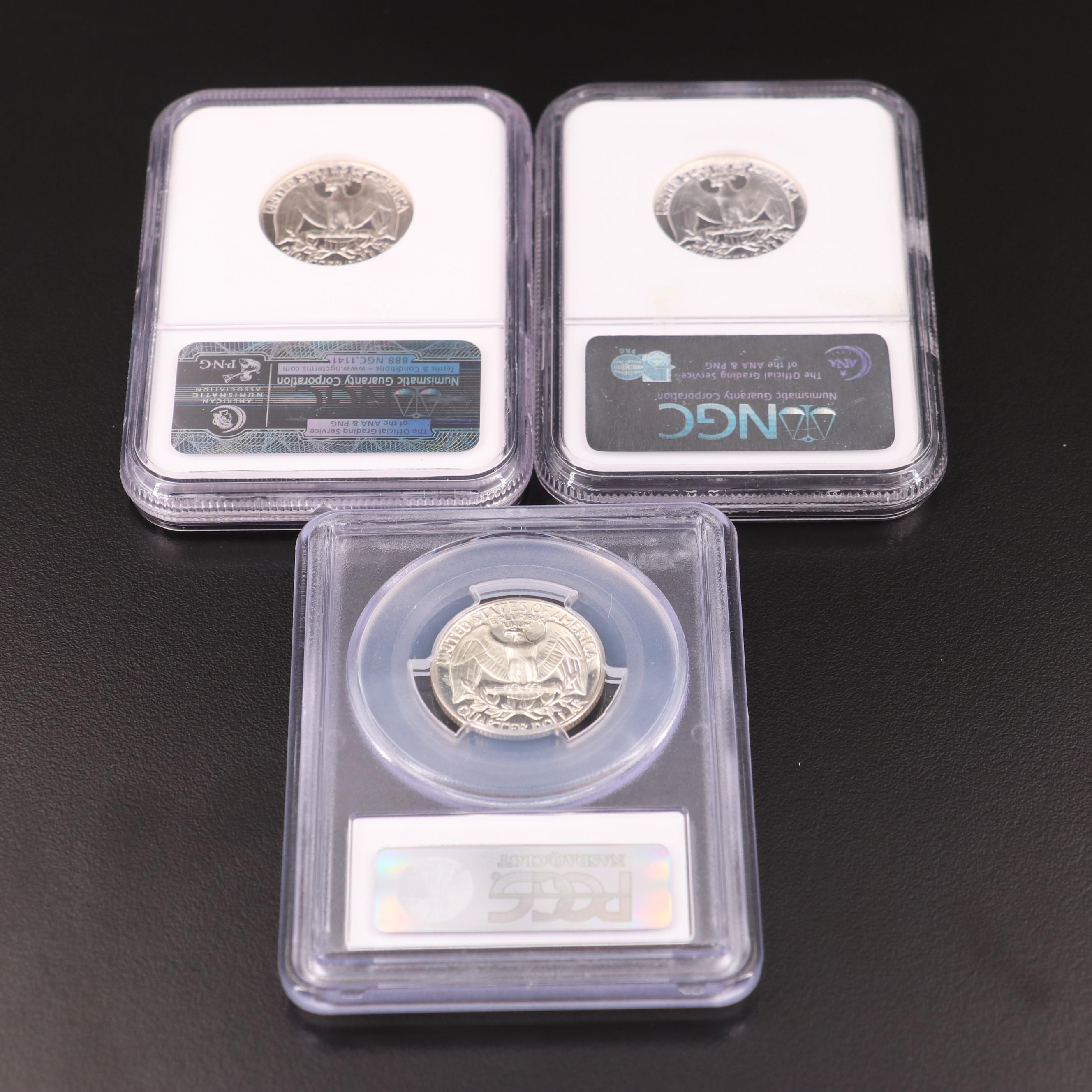 Three Proof Silver Washington , 1961–1963