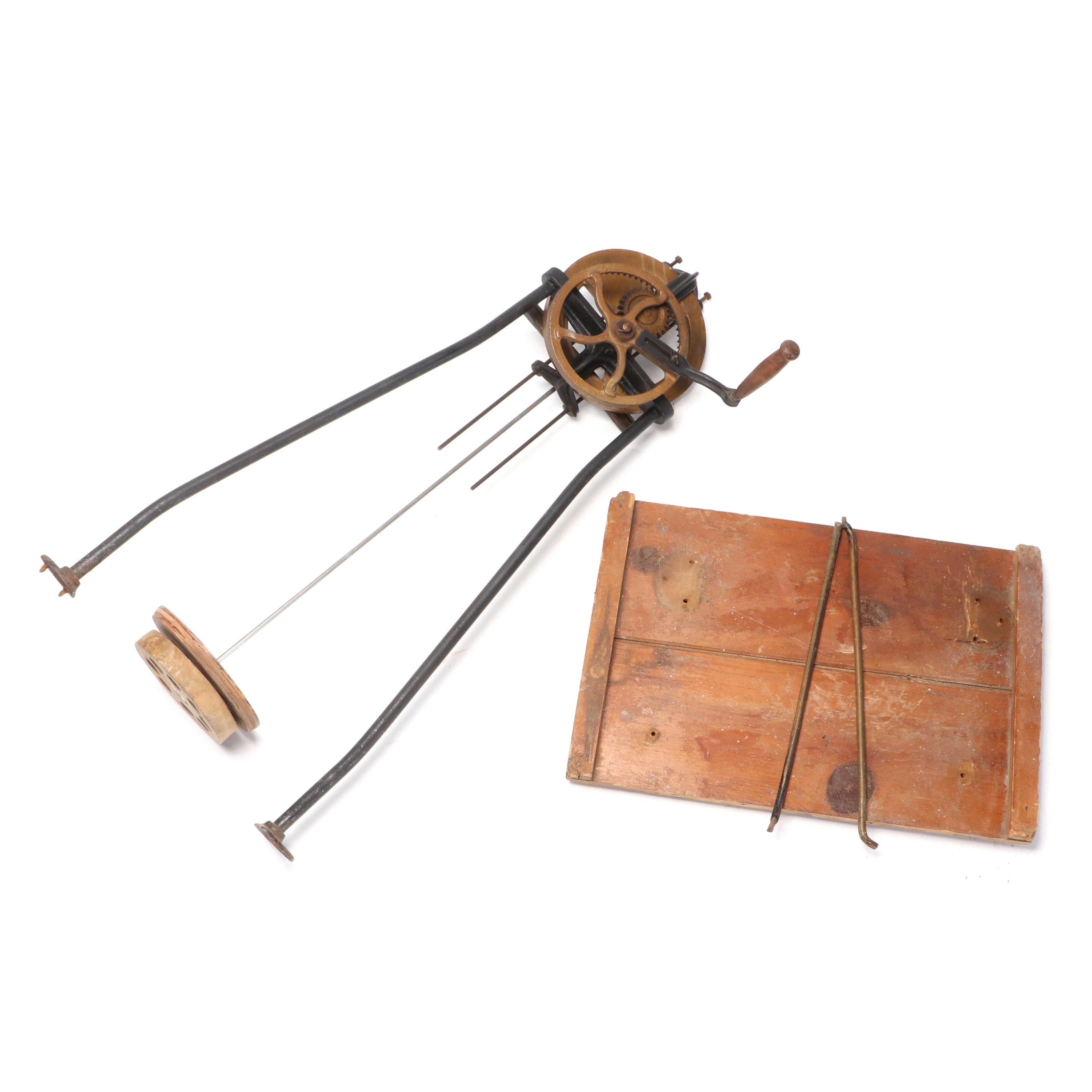 Hand-Crank Butter Churn Stand