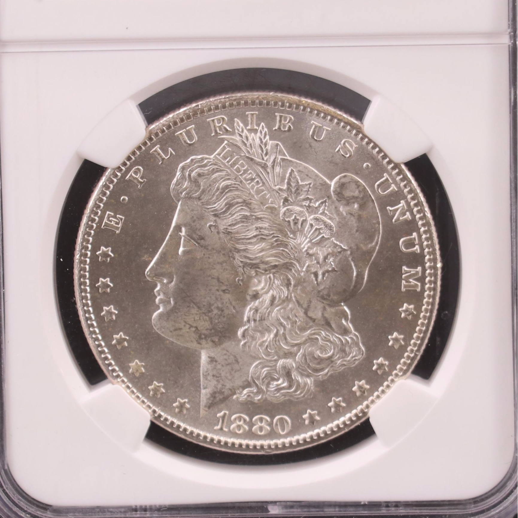 NGC MS63 1880-S Morgan Silver Dollar