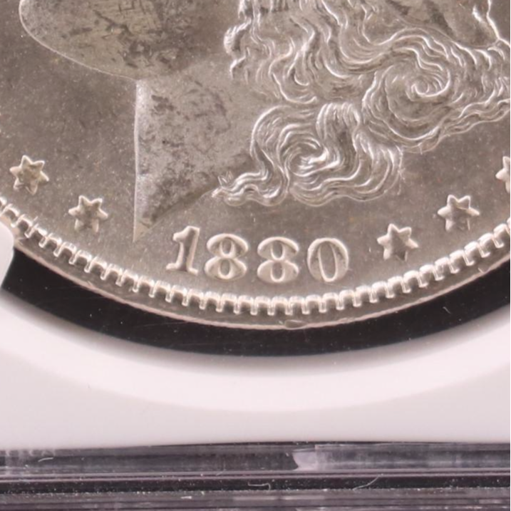 NGC MS63 1880-S Morgan Silver Dollar