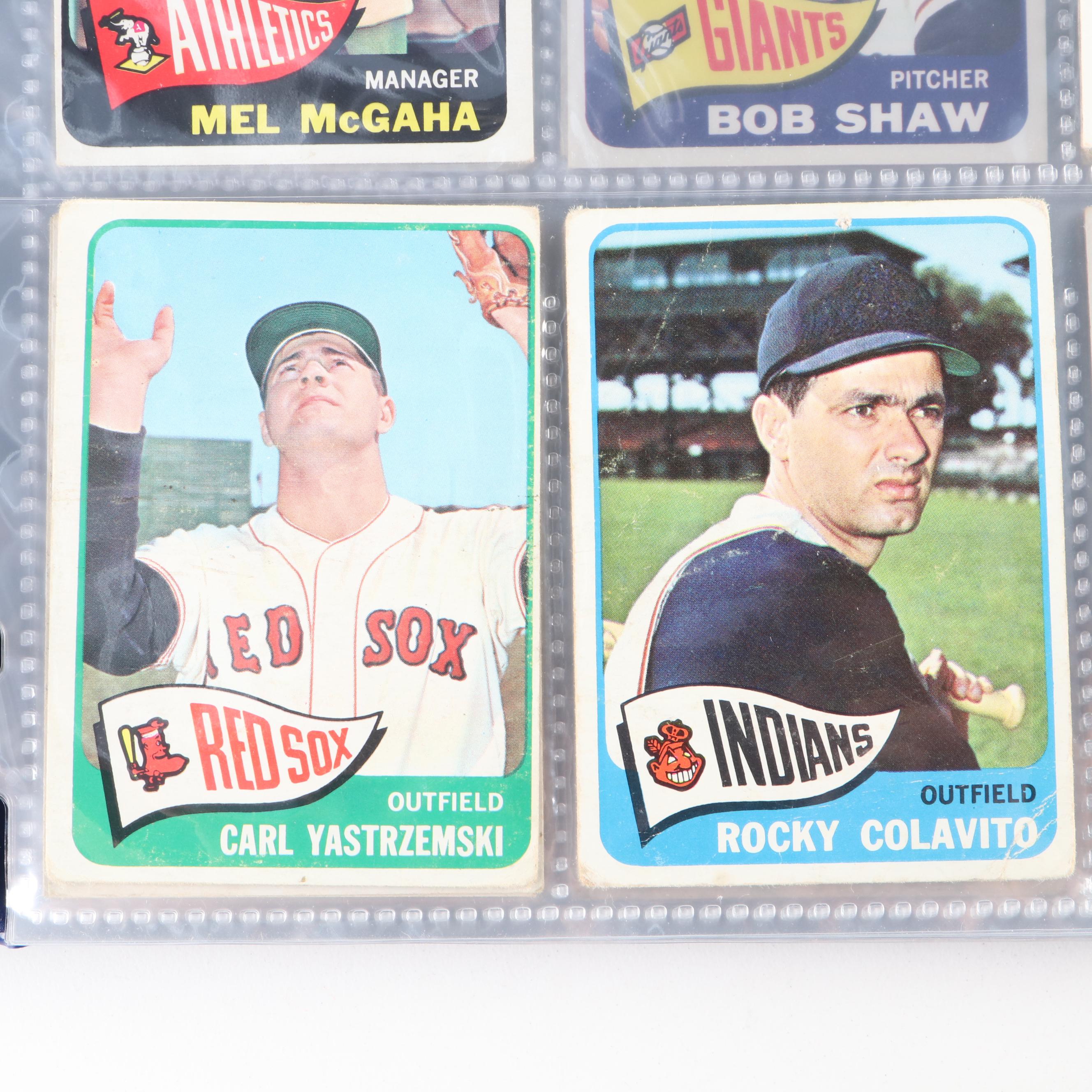 1965 Topps Baseball Cards with Ron Santo, Warren Spahn and More