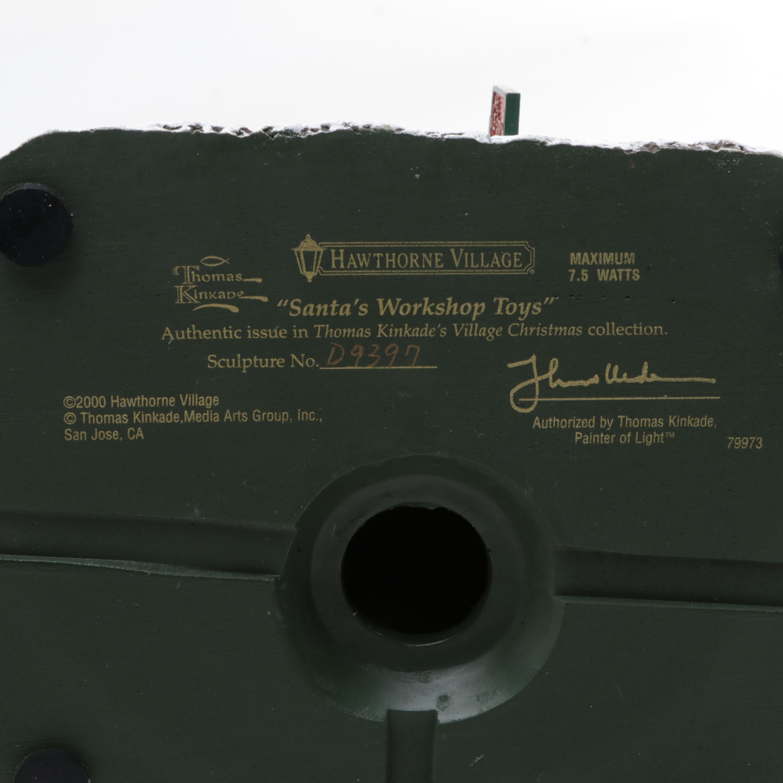 Thomas Kinkade's "Hawthorn Village" Village Christmas Collection Figurines