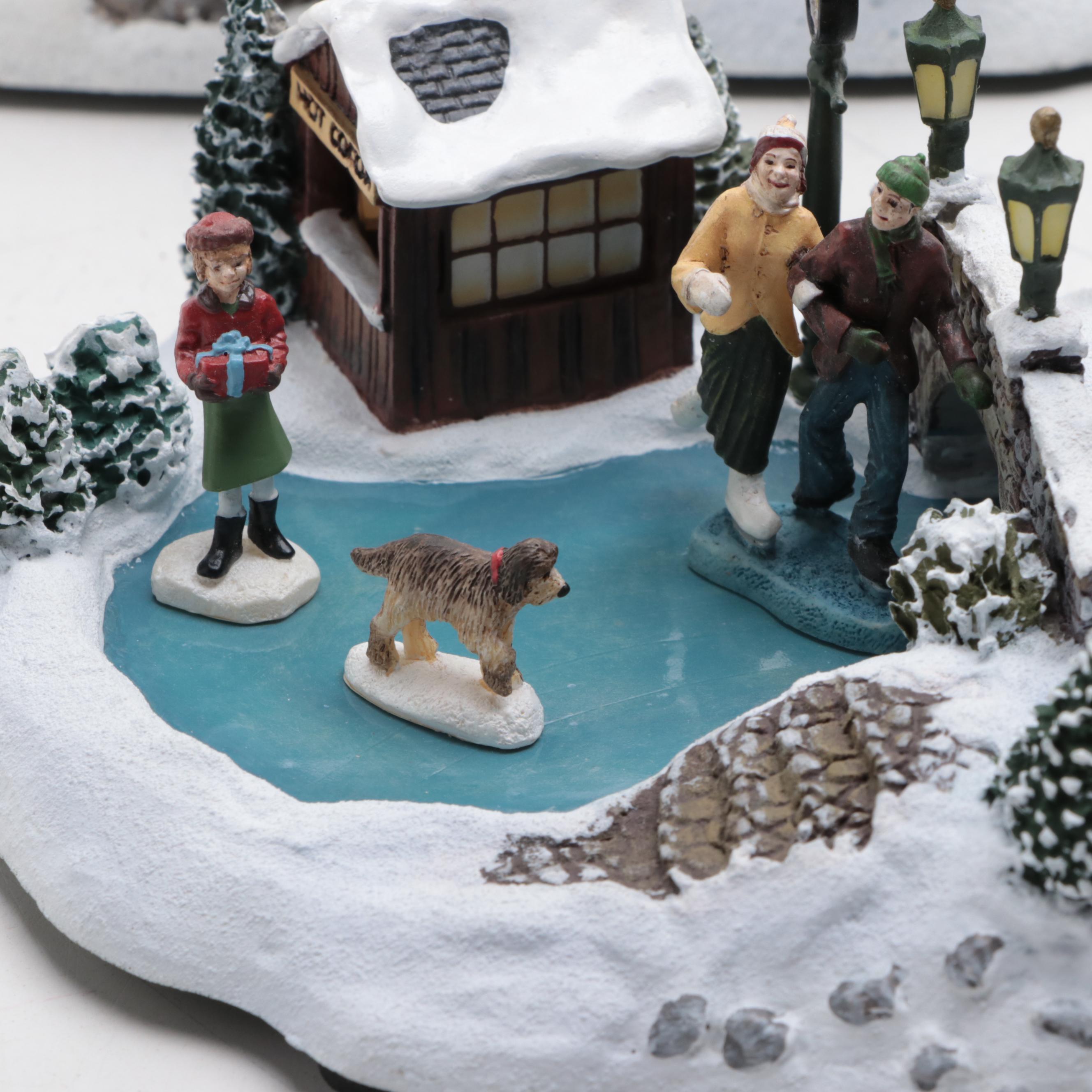 Thomas Kinkade's "Hawthorn Village" Village Christmas Collection Figurines