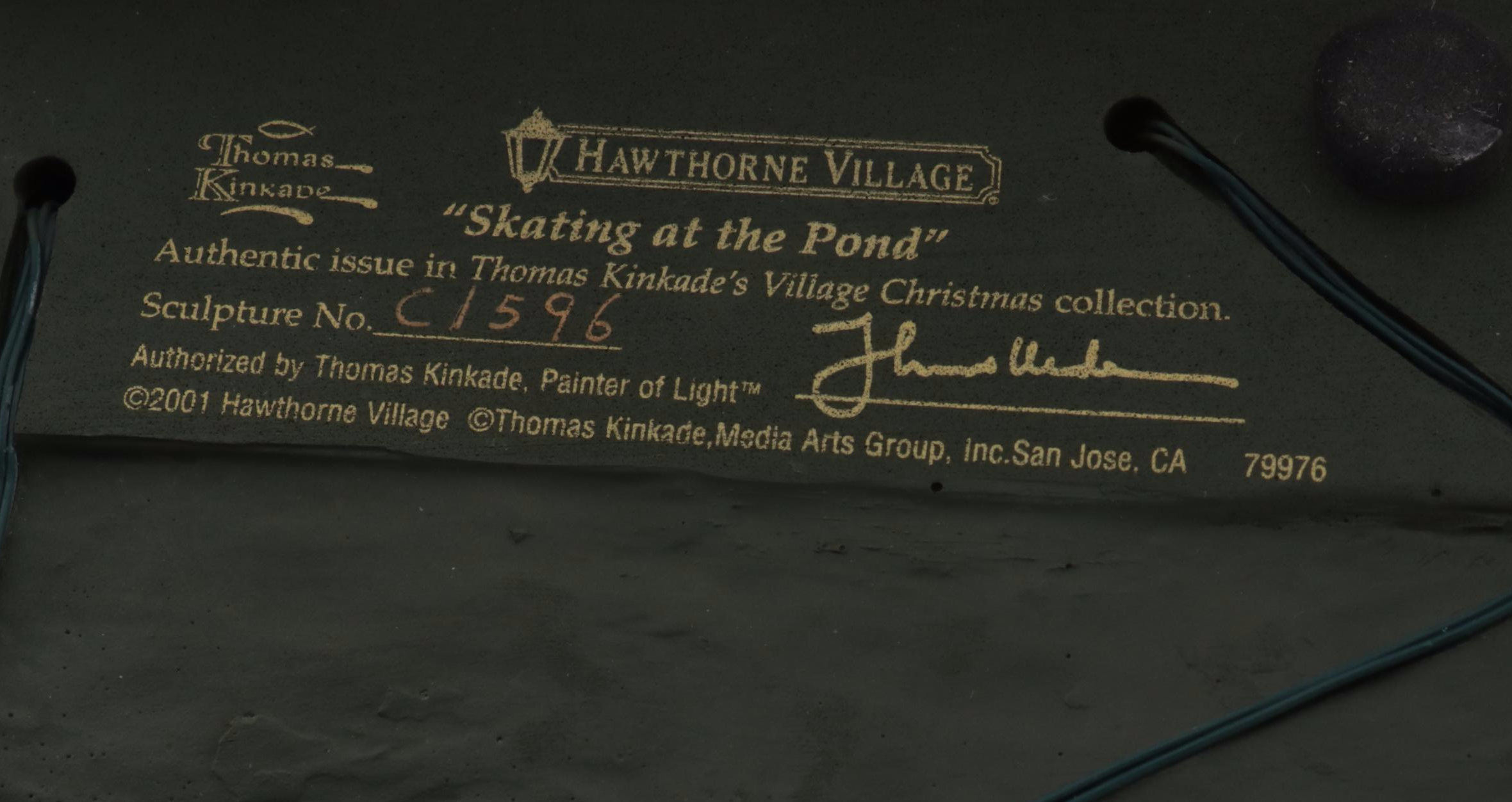 Thomas Kinkade's "Hawthorn Village" Village Christmas Collection Figurines