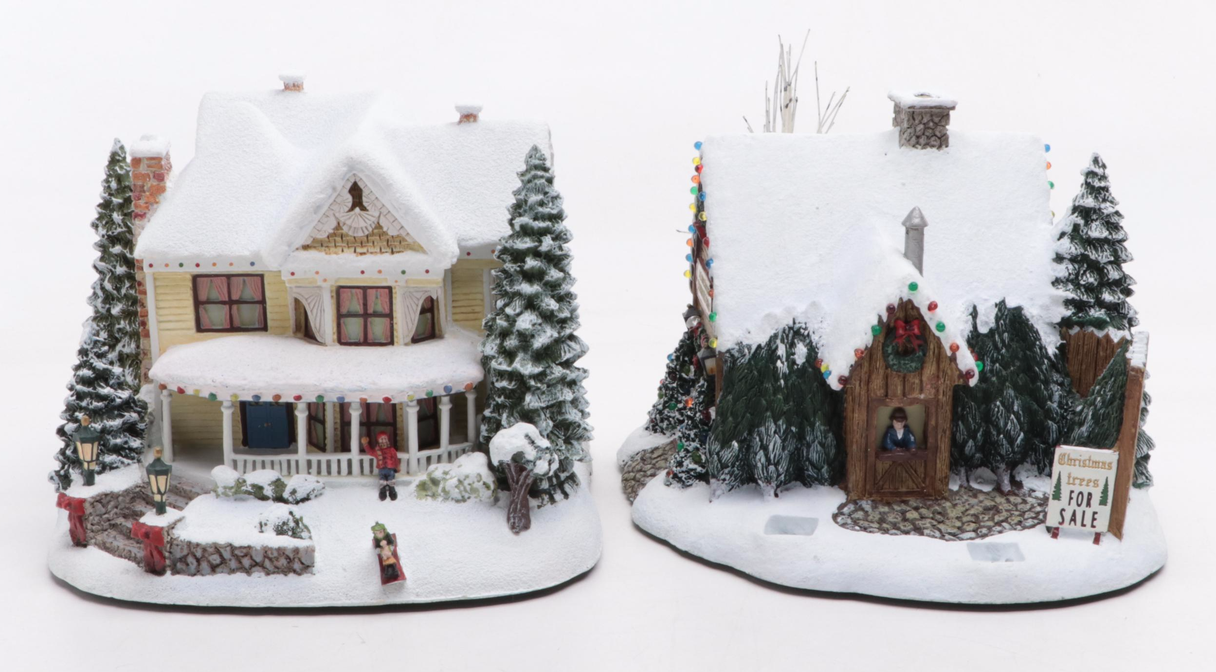 Thomas Kinkade's "Hawthorn Village" Village Christmas Collection Figurines