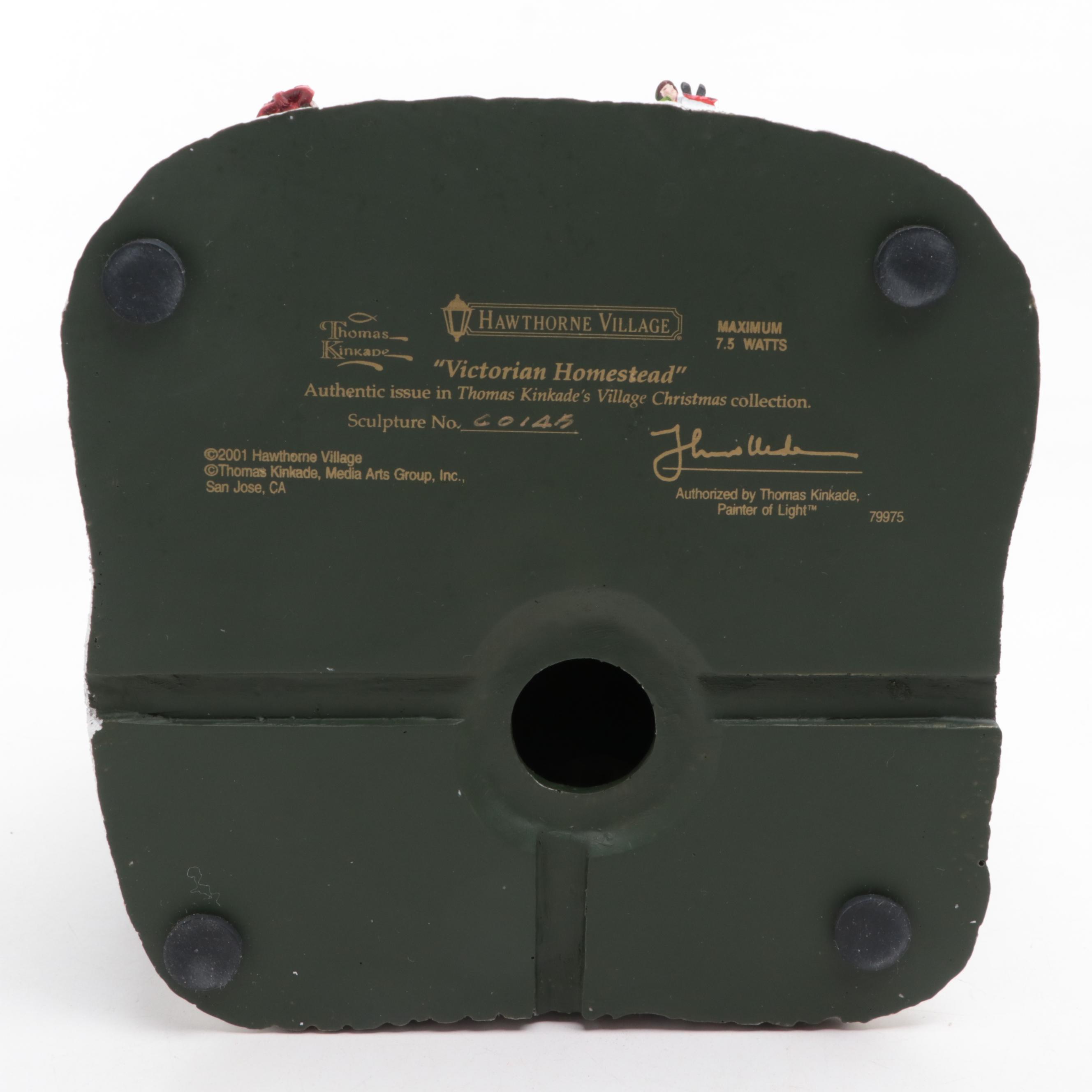 Thomas Kinkade's "Hawthorn Village" Village Christmas Collection Figurines