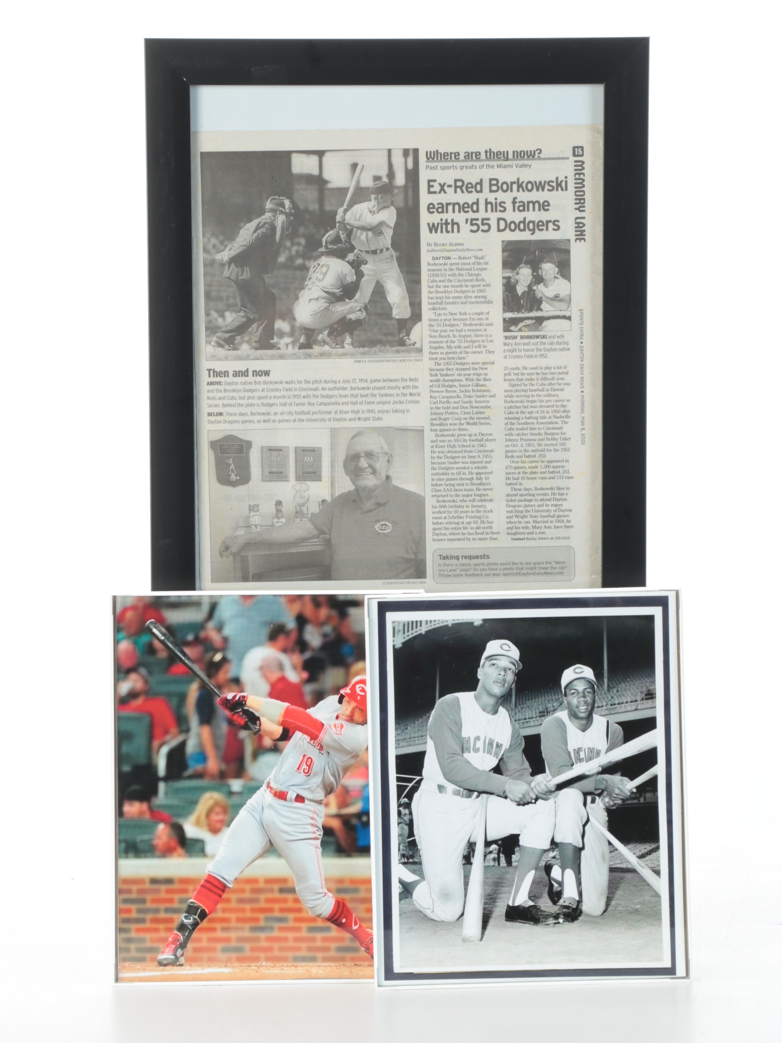 Cincinnati Reds Signed Giclées, Pennants, Baseballs and More Memorabilia