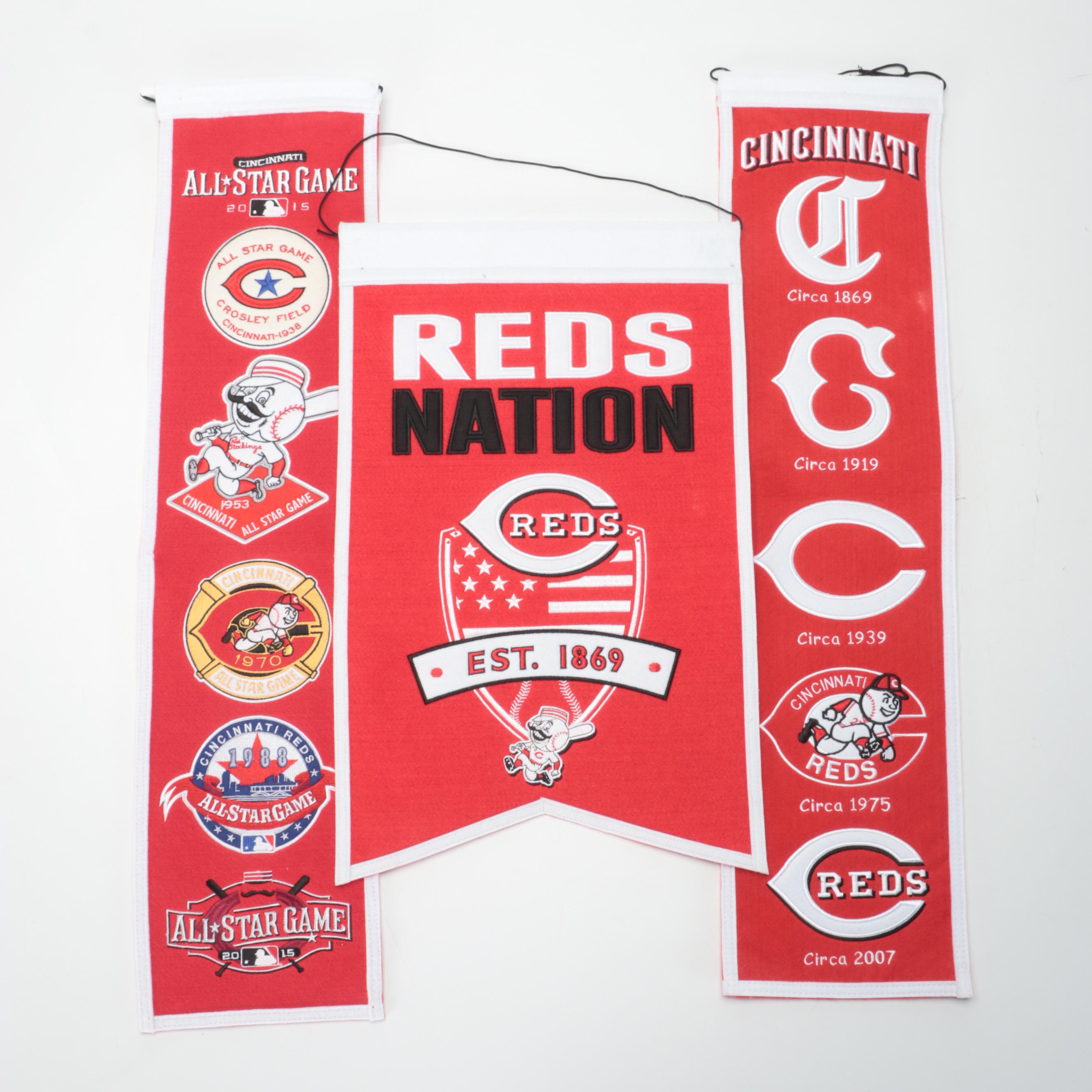 Cincinnati Reds Signed Giclées, Pennants, Baseballs and More Memorabilia
