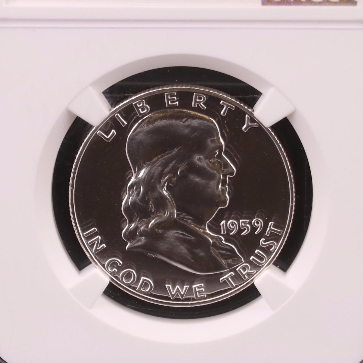 NGC PF67 1959 Franklin Silver Half Dollar