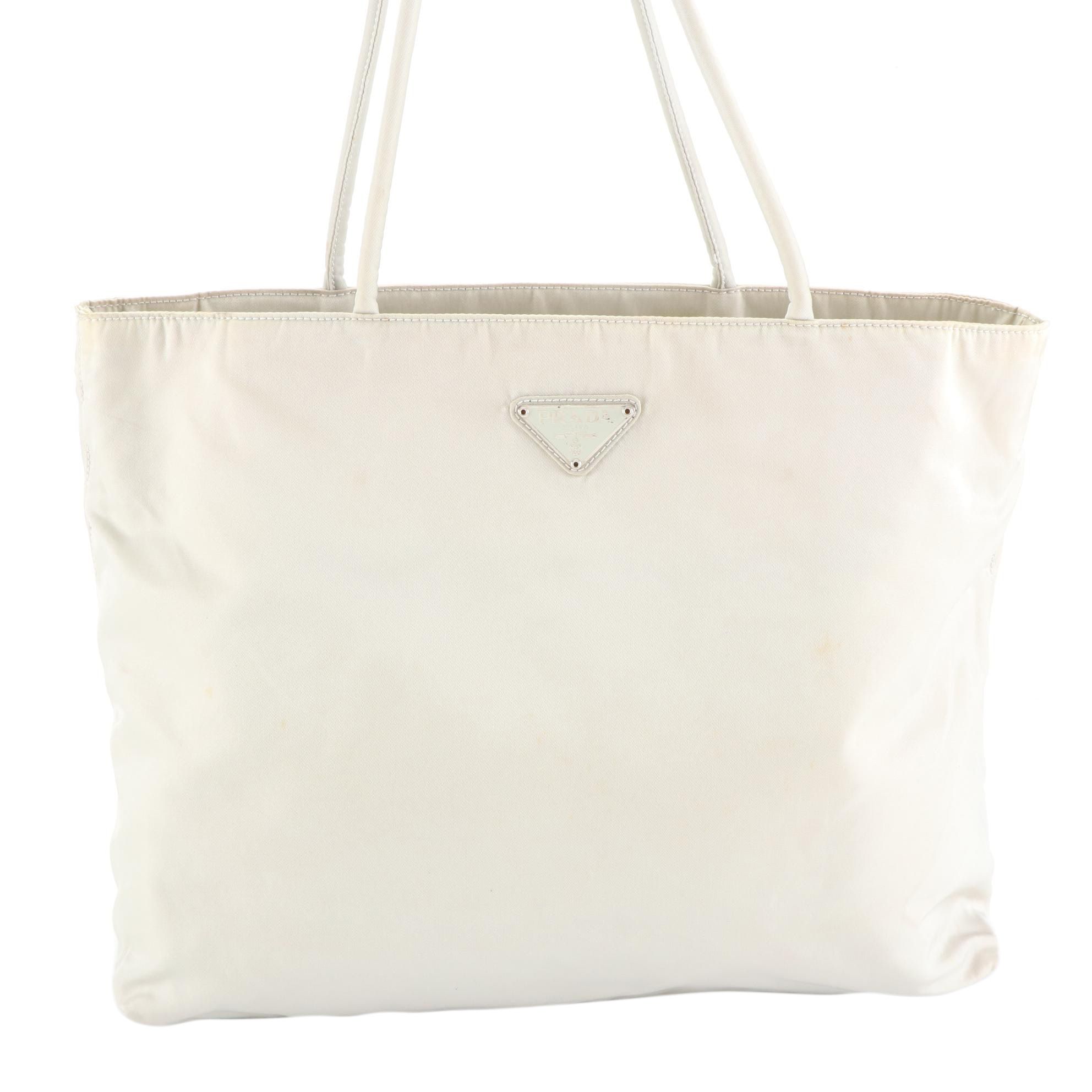 Prada Medium Tote Bag in Cristallo Tessuto Nylon