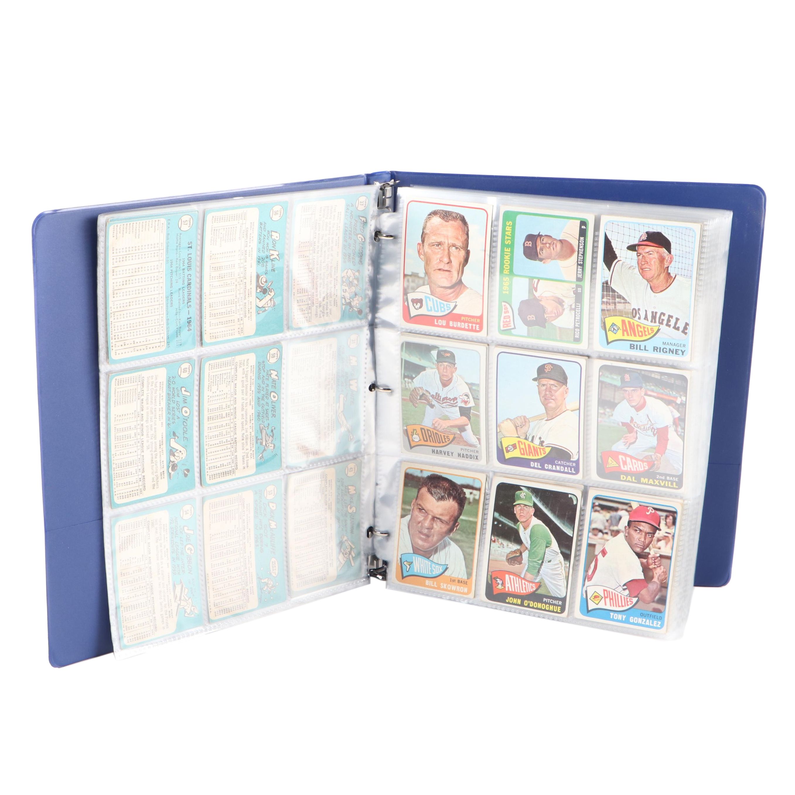 1965 Topps Baseball Cards with Ron Santo, Warren Spahn and More