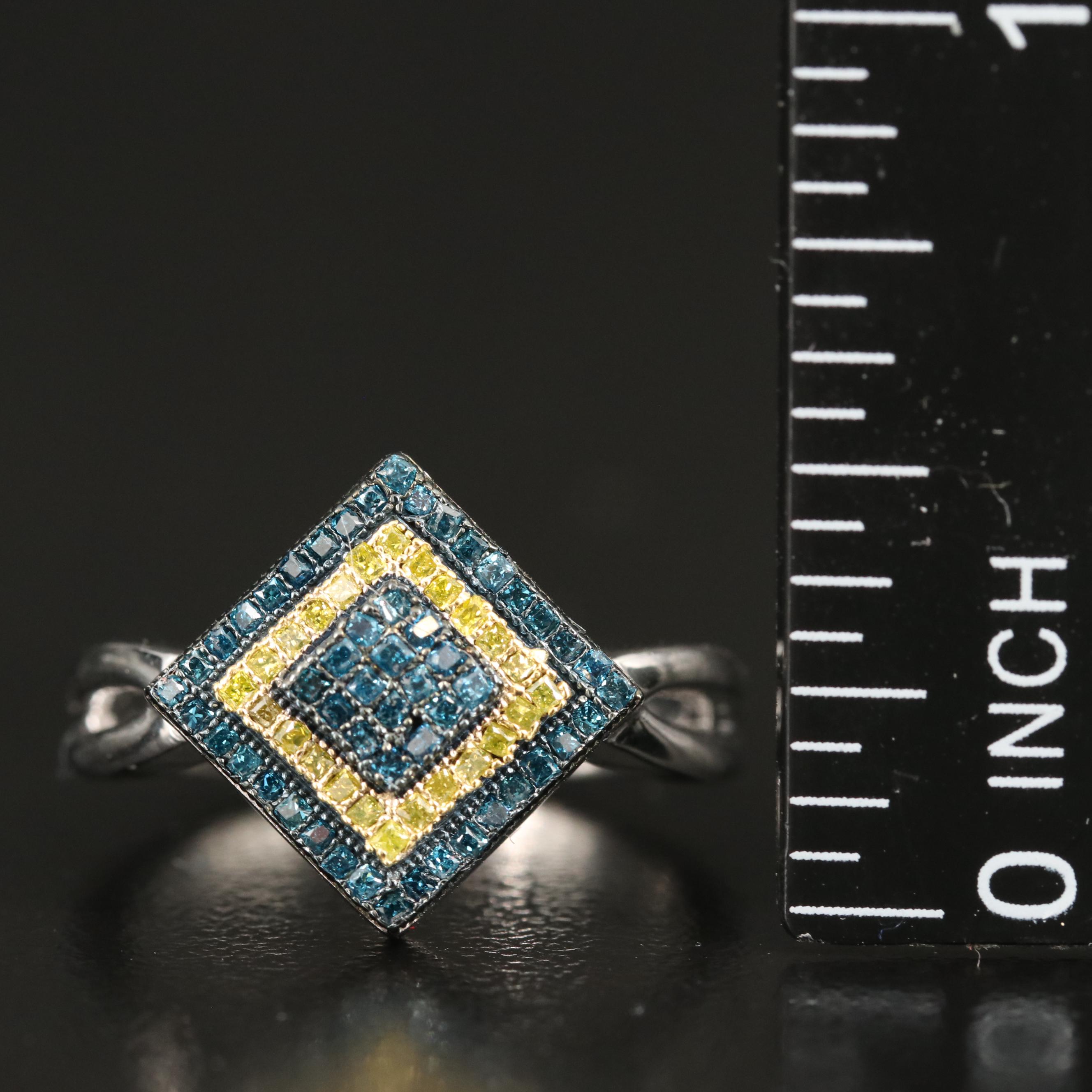 Sterling Diamond Ring