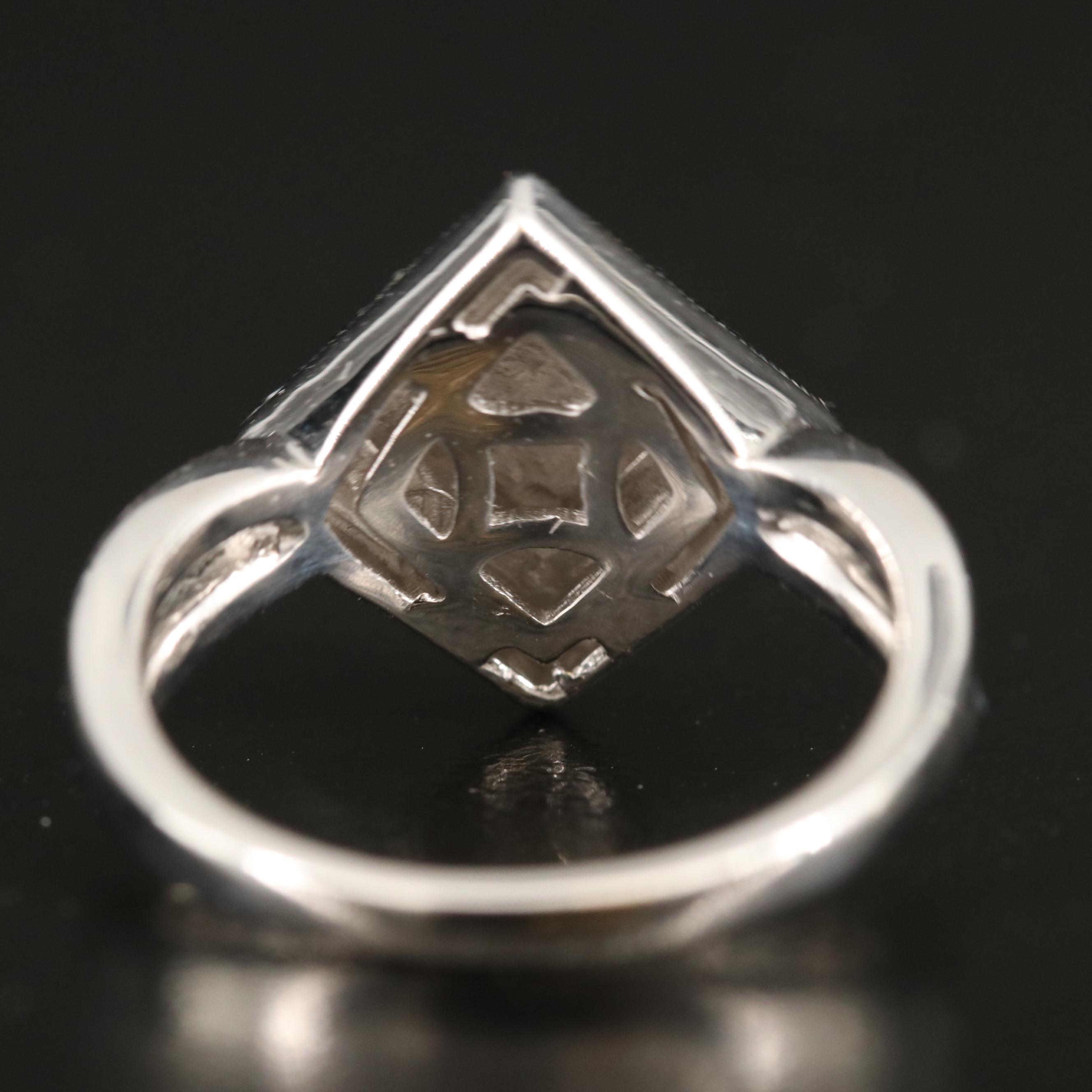Sterling Diamond Ring