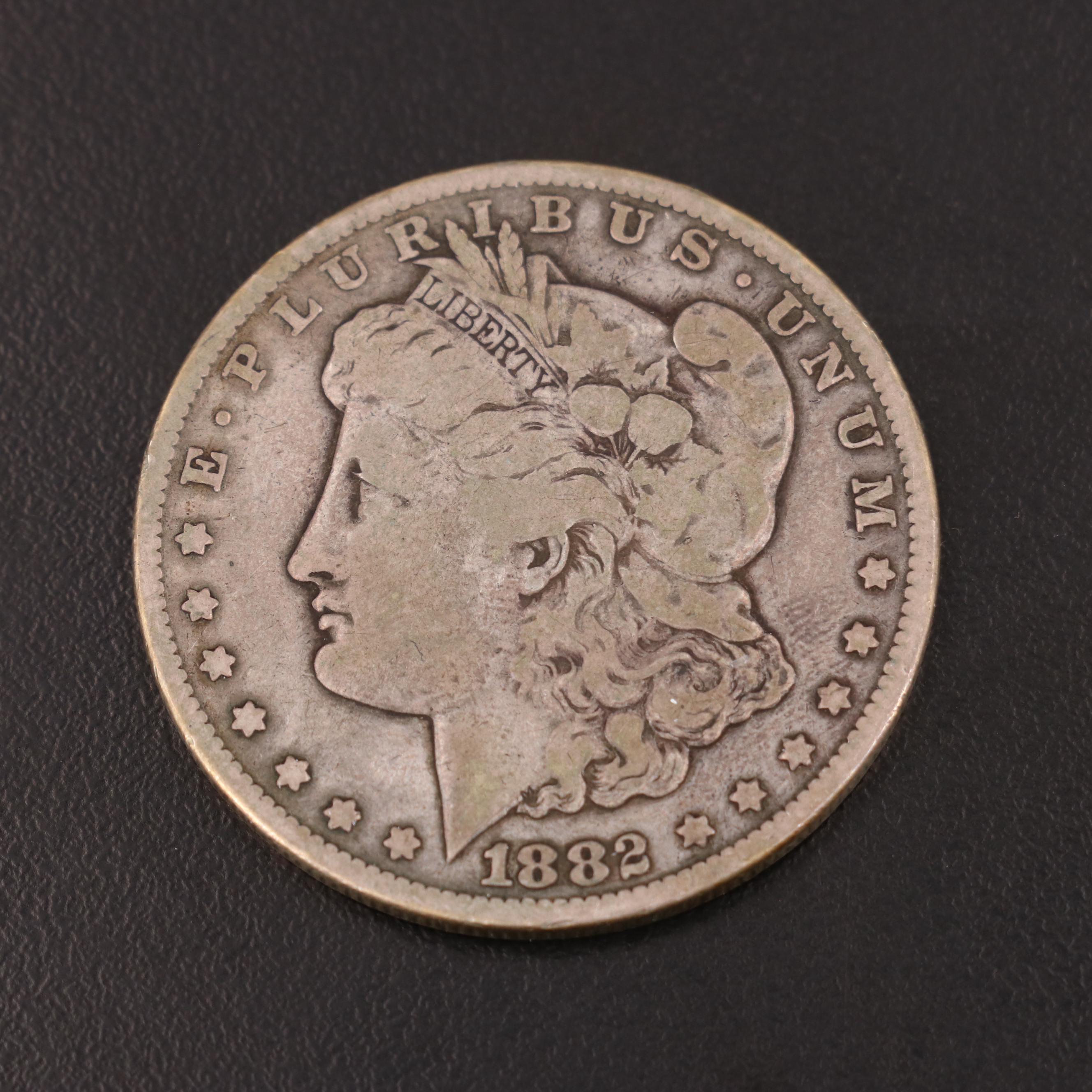 1882-CC Morgan Silver Dollar