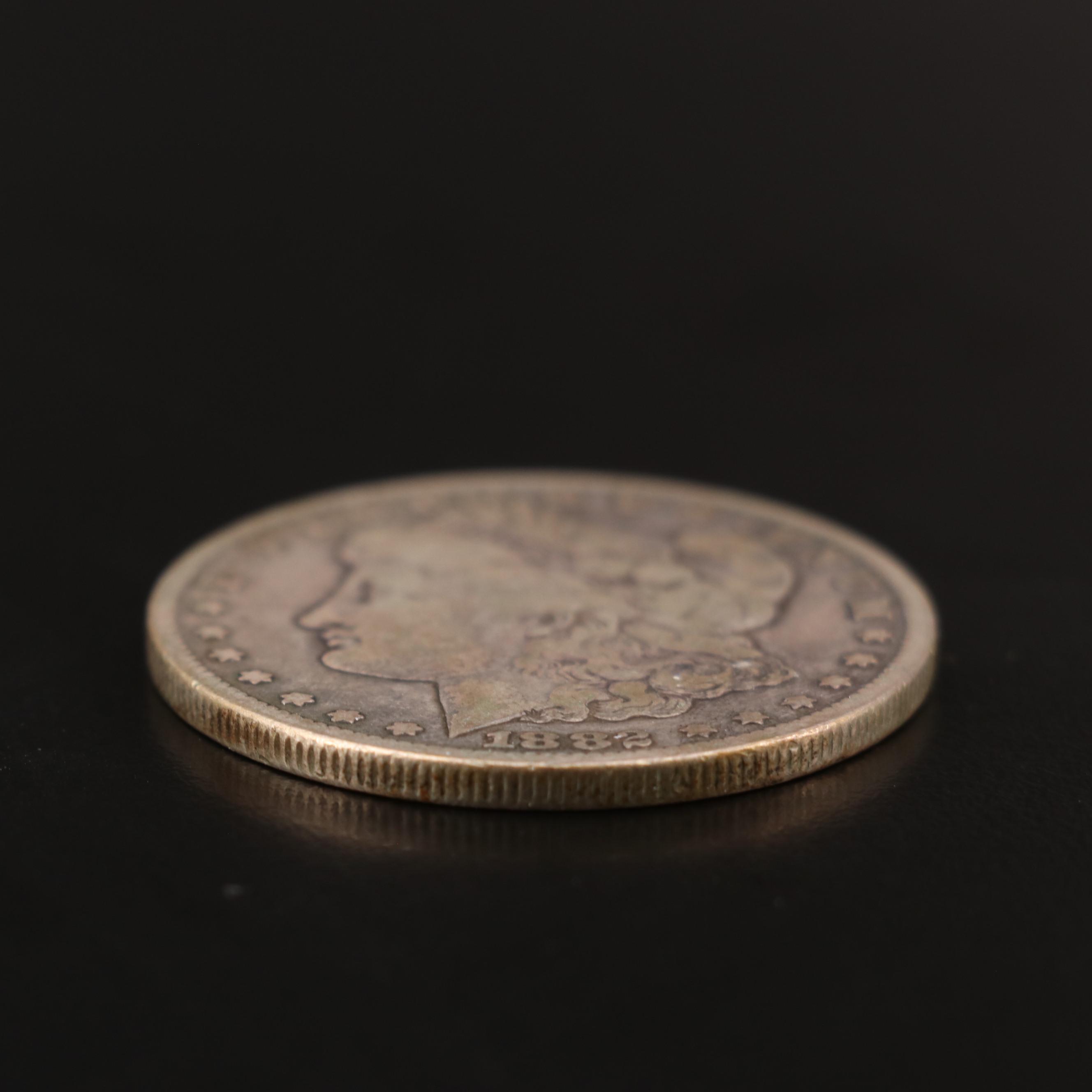 1882-CC Morgan Silver Dollar