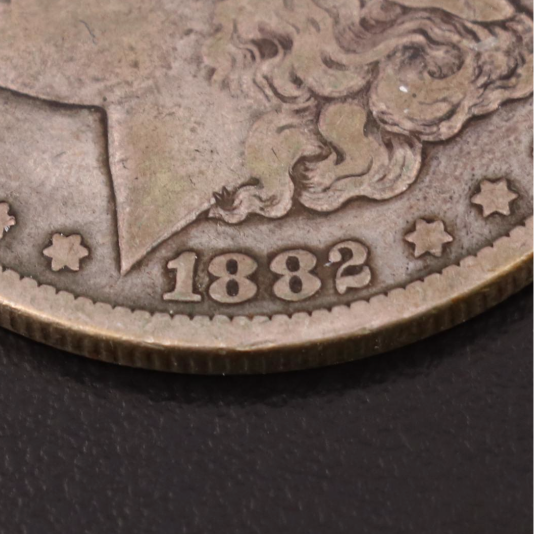 1882-CC Morgan Silver Dollar