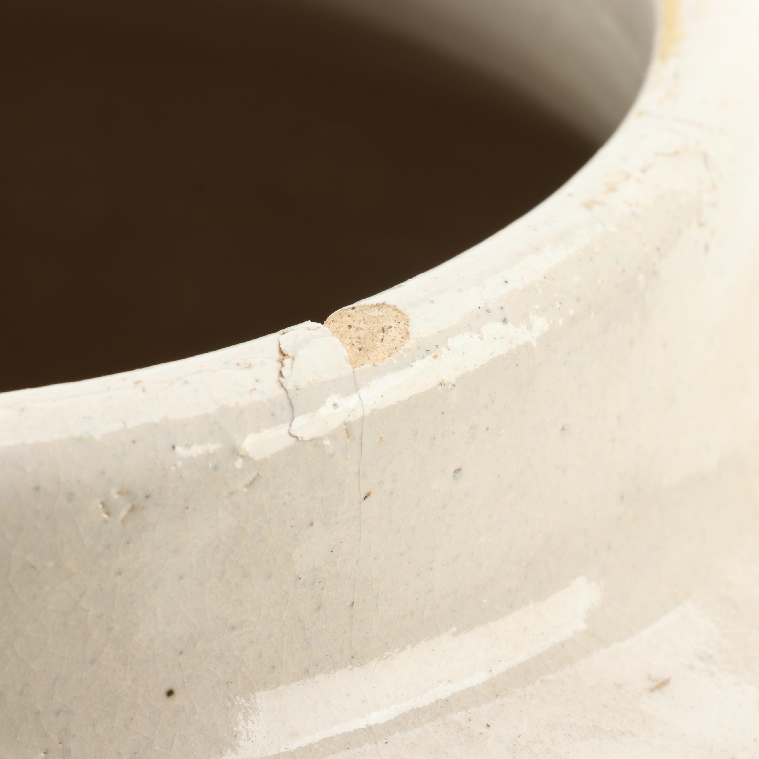 Two Tone Salt Glazed Stoneware Water Cooler, Mid to Late 20th Century