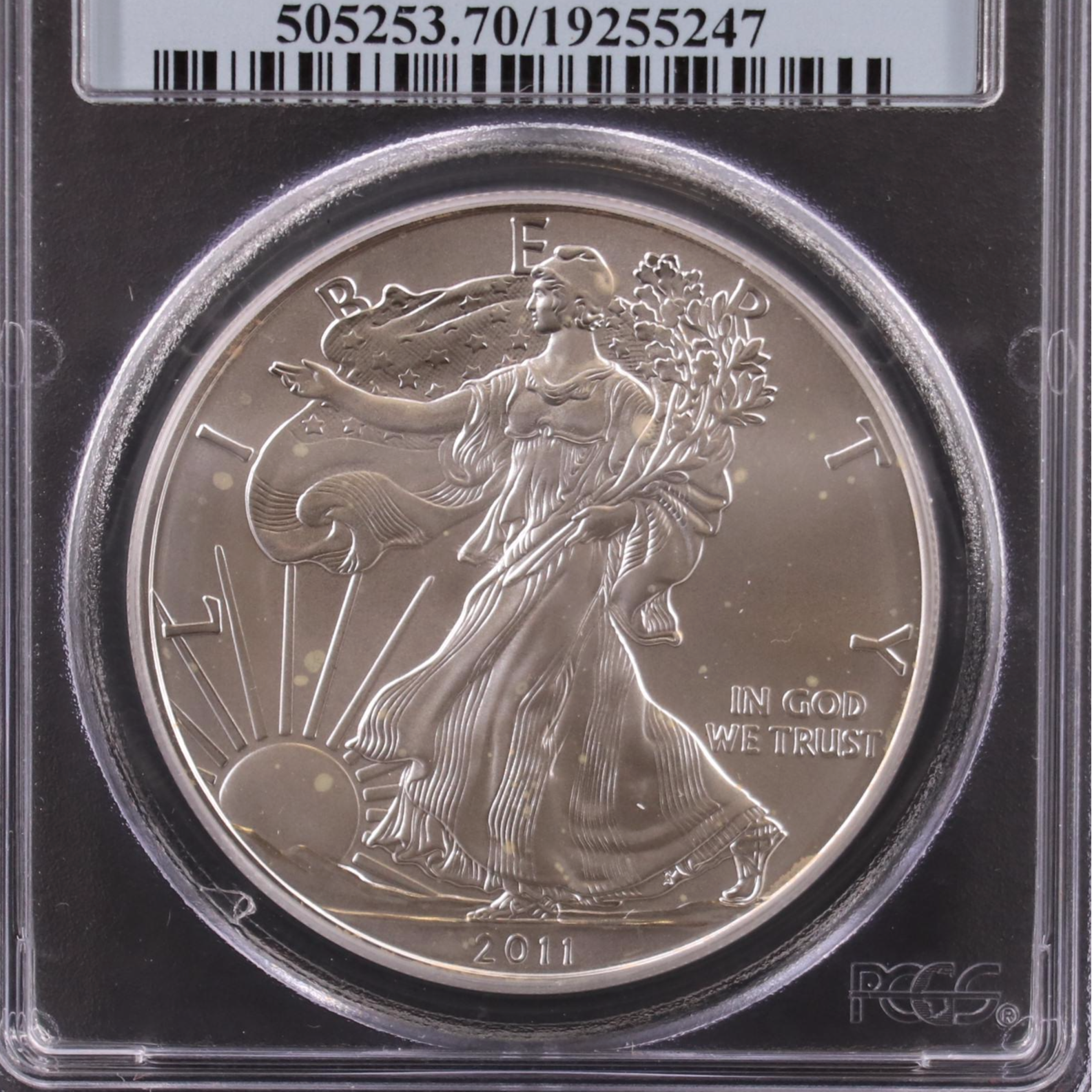 PCGS MS70 25th Anniversary First Strike 2011 American Silver Eagle